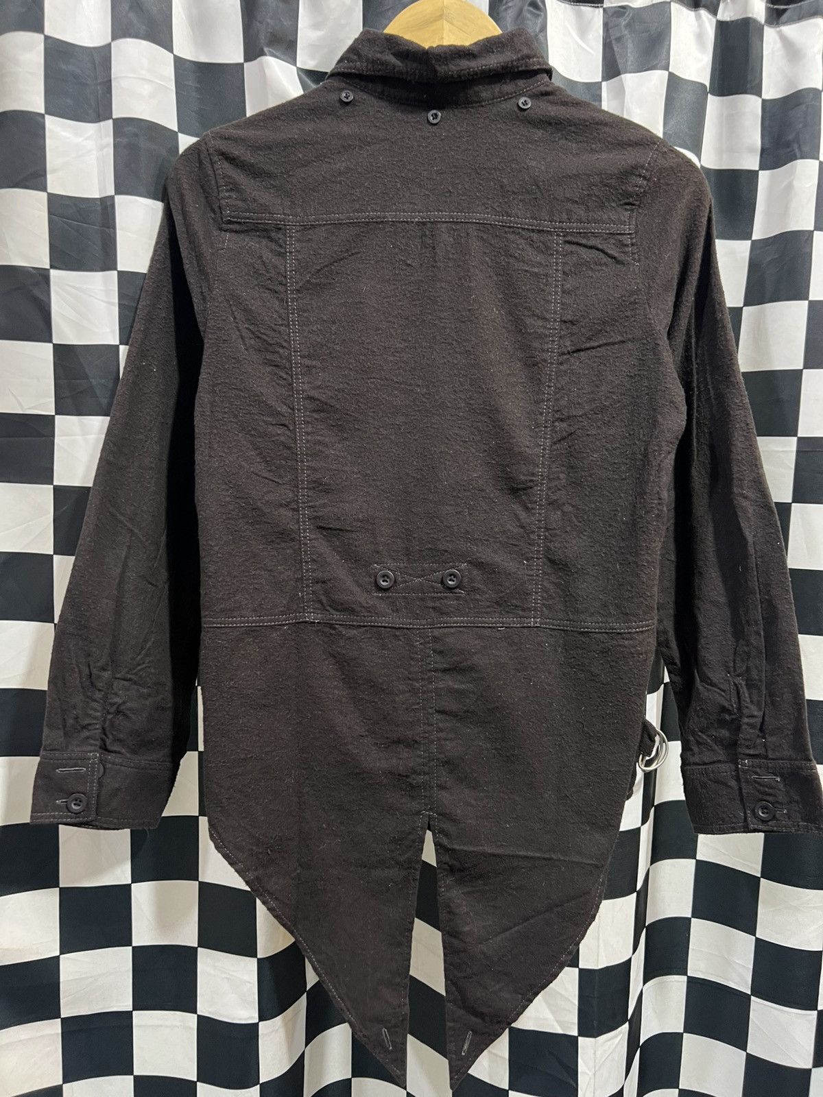 Japanese Brand Algonquins Asymmetrical Punk Long Tail Shirt Size US S / EU 44-46 / 1 - 5 Thumbnail