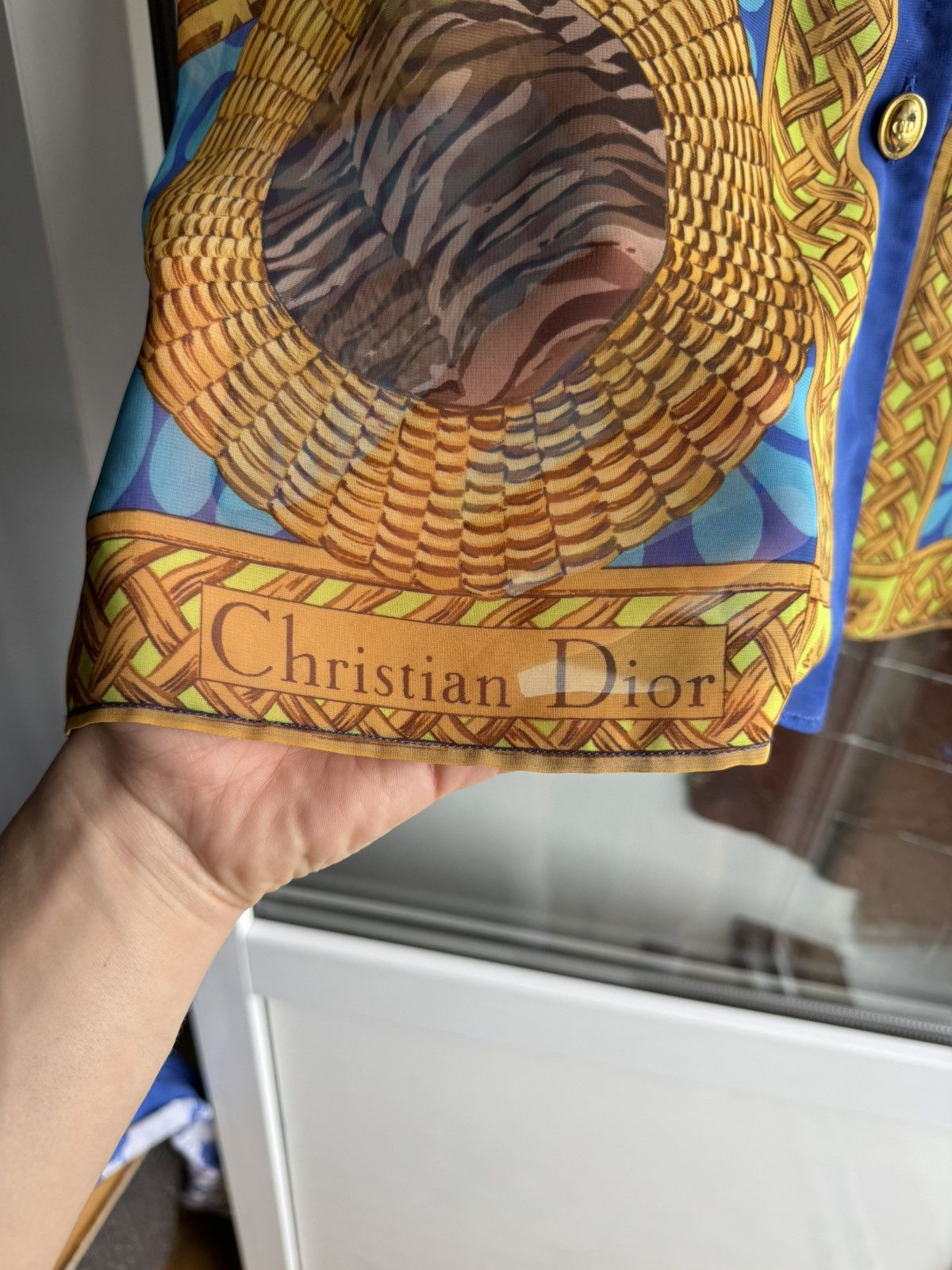 Christian Dior Monsieur 🔥Rare🔥 Vintage Christian Dior 90’s jungle print silk shirt Size US M / EU 48-50 / 2 - 7 Thumbnail