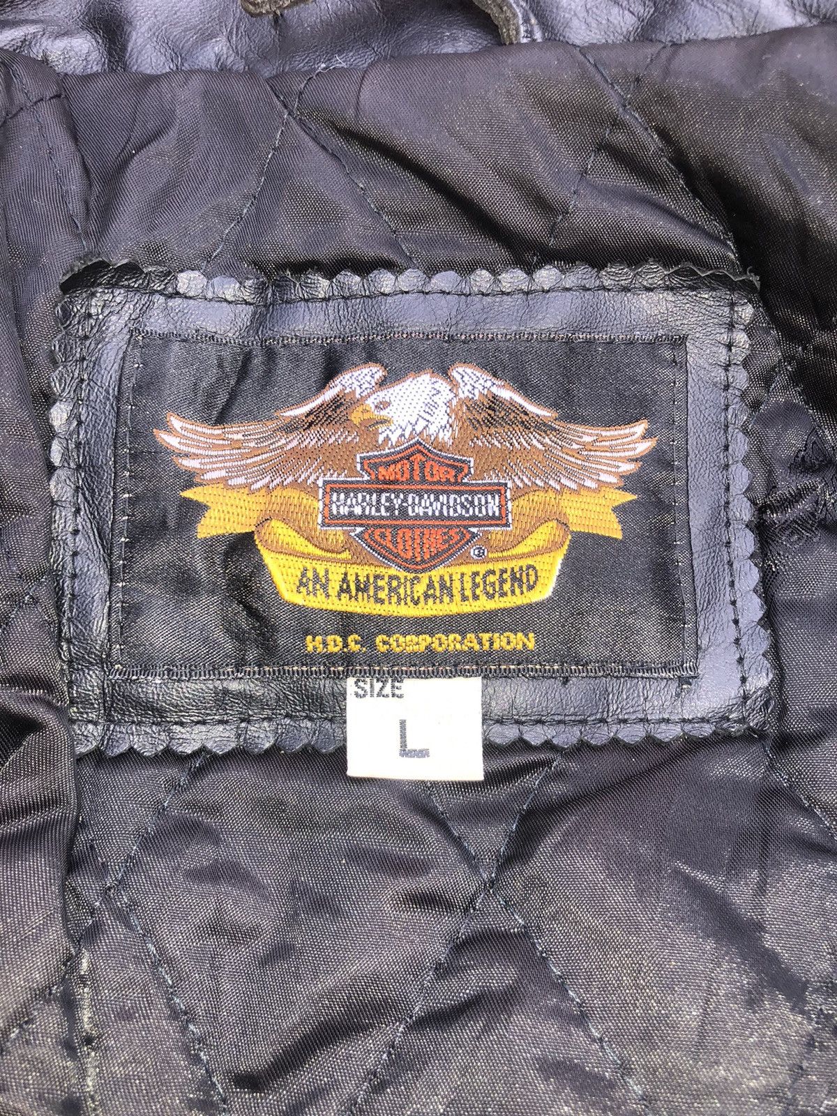 Harley Davidson × Vintage VINTAGE LEATHER JACKET HARLEY-DAVISON Size US L / EU 52-54 / 3 - 25 Thumbnail