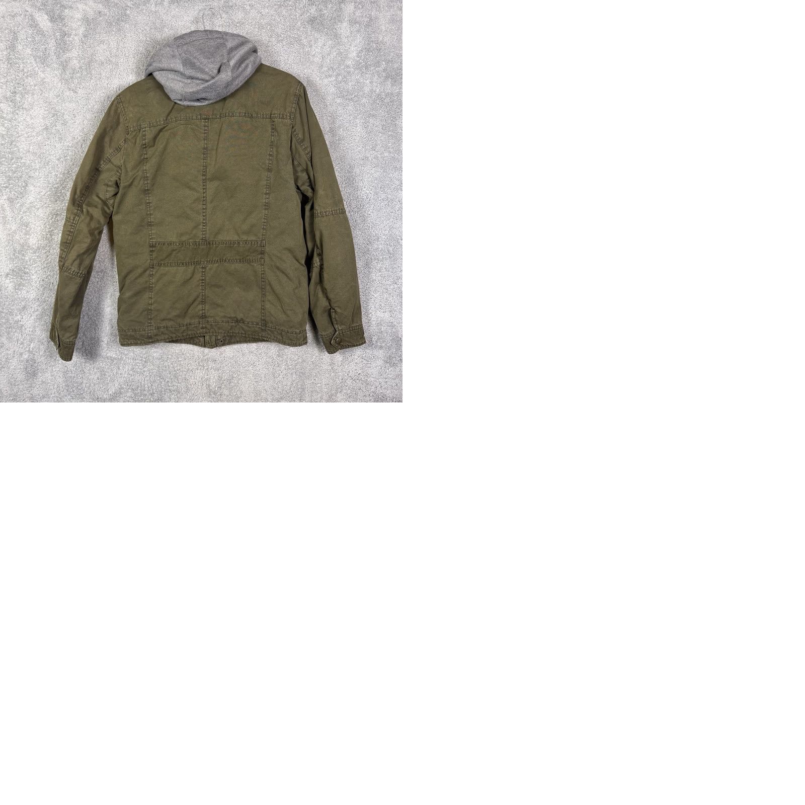 Levi's Levi’s Trucker Jacket Mens S Sherpa Hooded Canvas Utility Military Field Chore Jacket Size US S / EU 44-46 / 1 - 9 Thumbnail