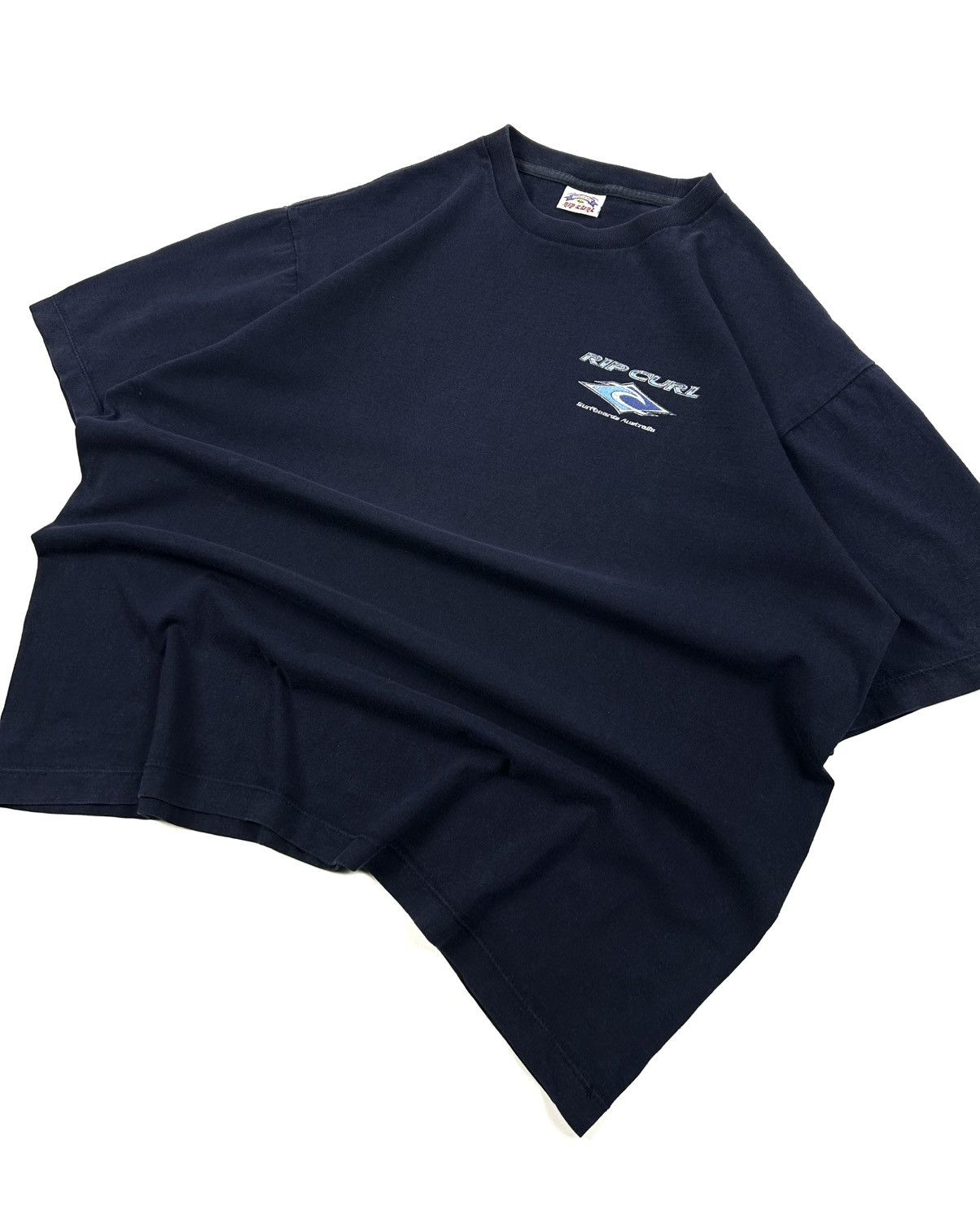 Rip Curl rare 90s Rip Curl Surfboards Australia Tee Navy Vintage Size US L / EU 52-54 / 3 - 5 Thumbnail