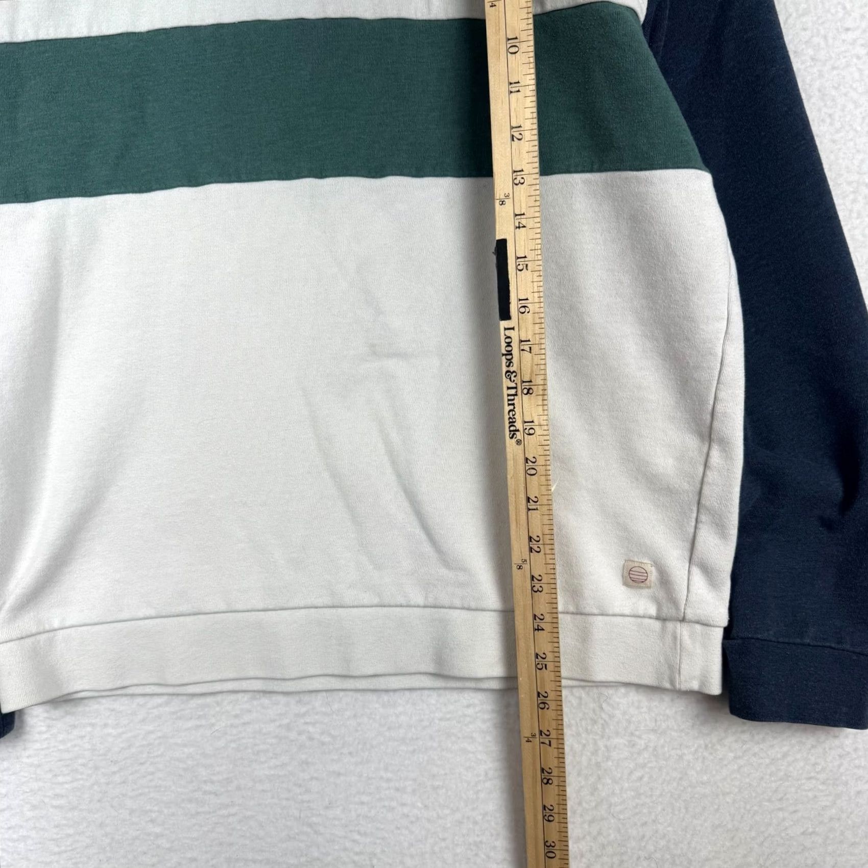 Marine Layer Marine Layer Mens Large Striped Long Sleeve Pullover Crew Neck Sweatshirt Size US L / EU 52-54 / 3 - 6 Thumbnail