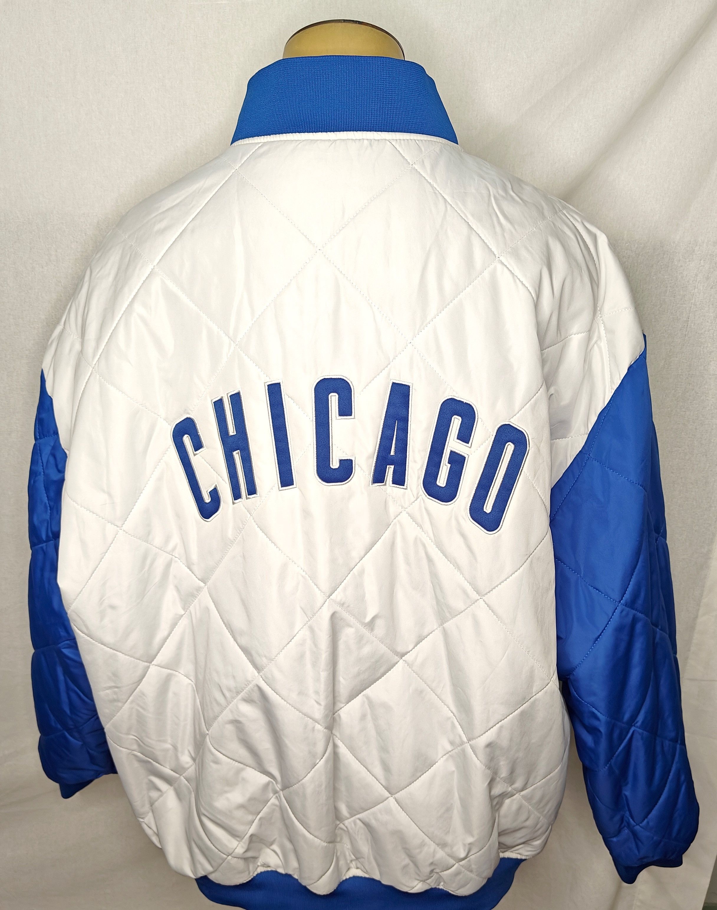 Majestic NWT Majestic Chicago Cubs MLB reversible quilted jacket 3XT Size US XXL / EU 58 / 5 - 6 Thumbnail