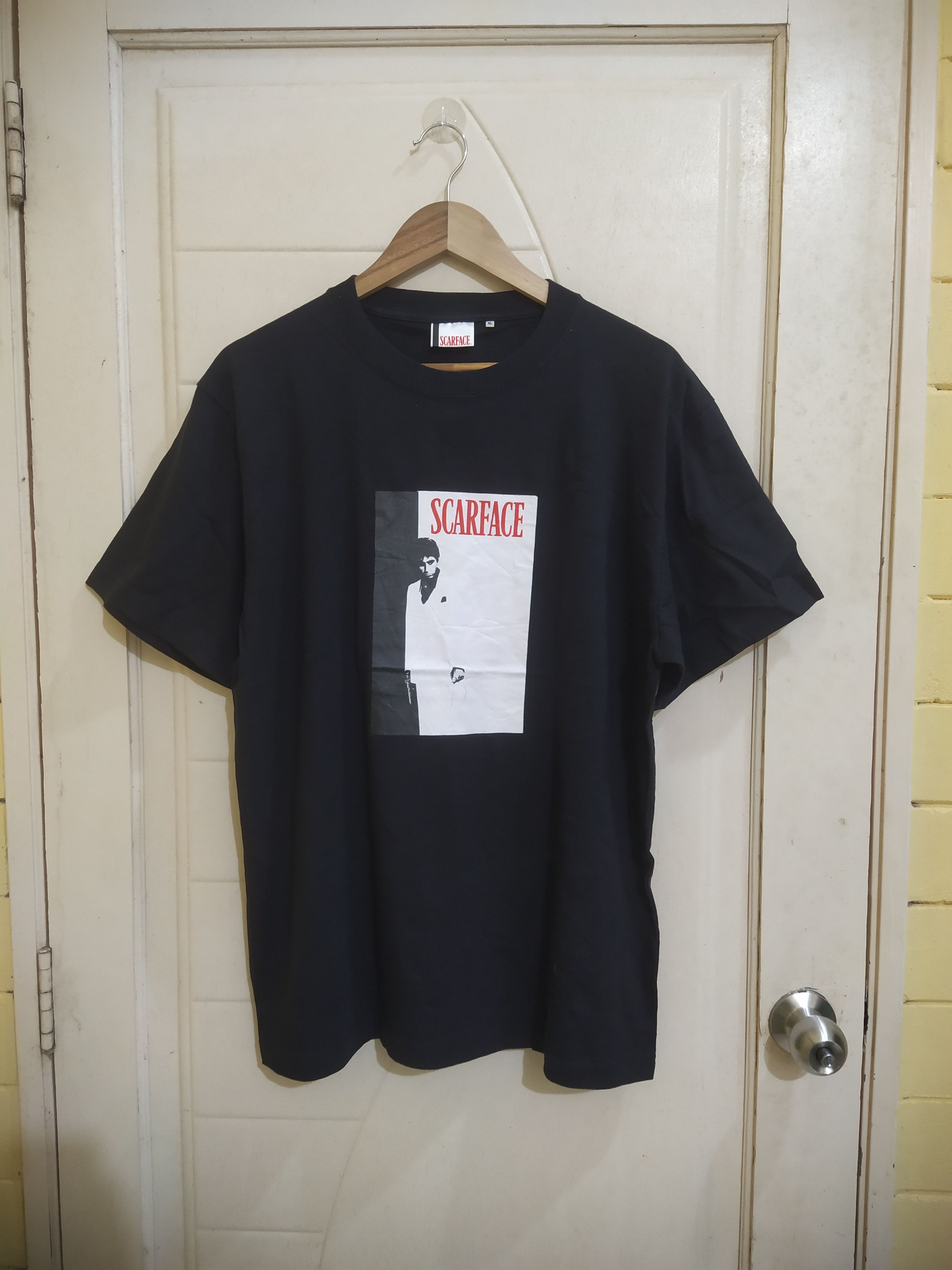 Scarface Split Tee Black Tony Montana Al Pacino Rare