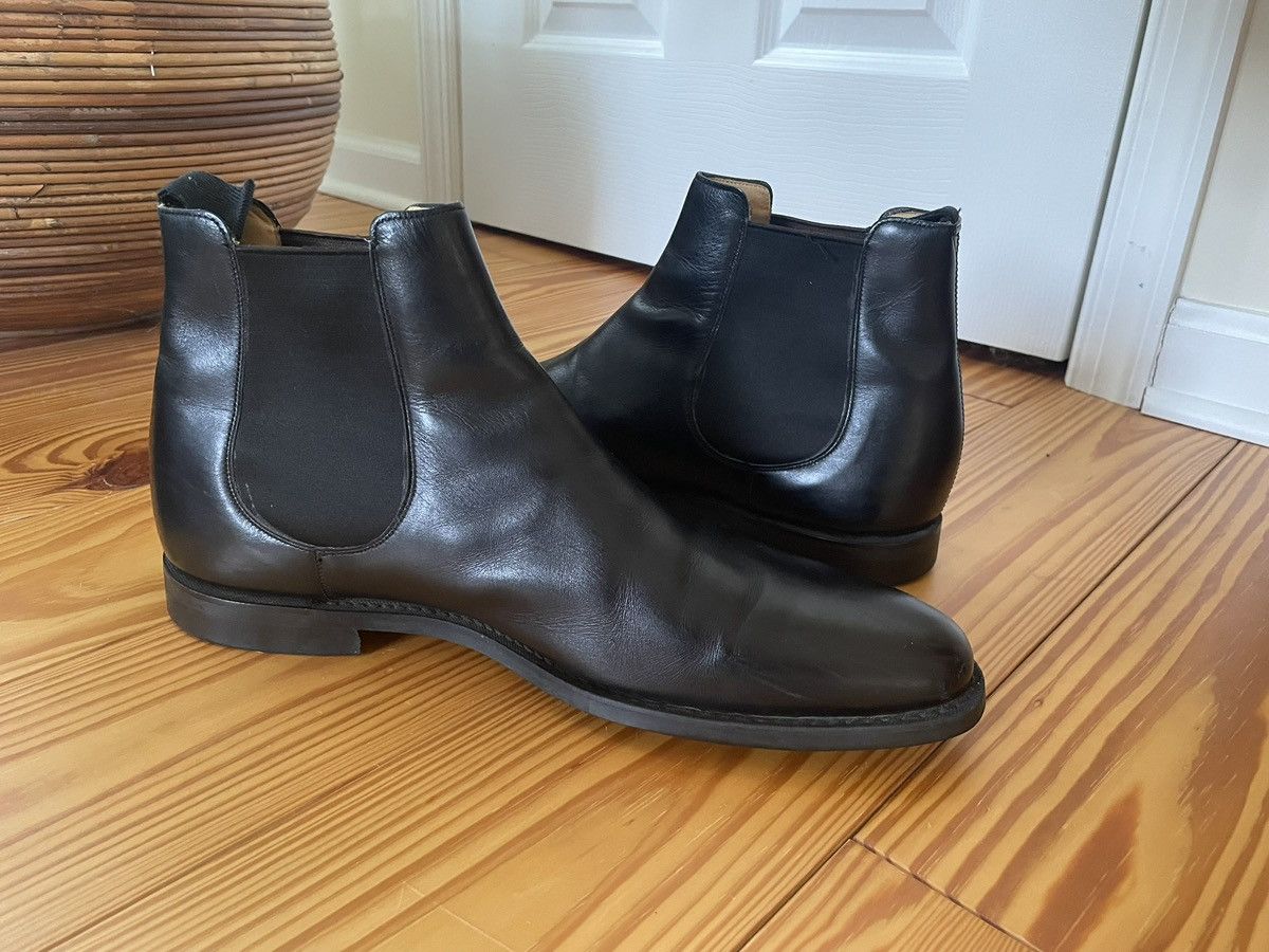 Church's Classic “Ely" Black Leather Chelsea Boots Size 105F / 10.5D Size US 11 / EU 44 - 7 Thumbnail