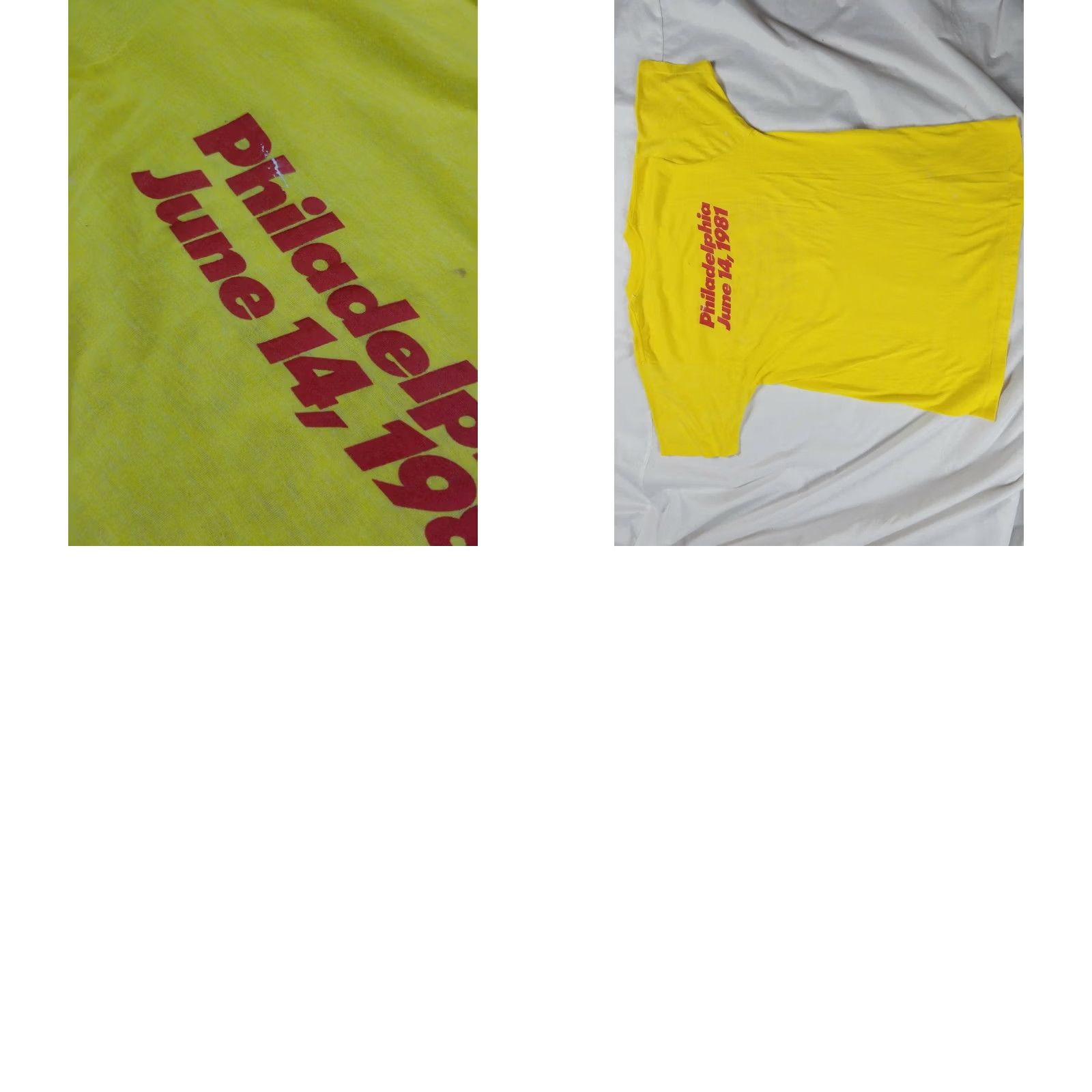 Vintage VINTAGE Pepsi 1981 CHALLENGE 10,000 METER SERIES RACE Yellow Philadelphia Graphic Tee Unisex Adult M/L Short Sleeve 1980s Size US M / EU 48-50 / 2 - 8 Thumbnail