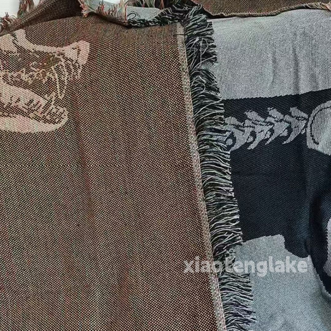 Designer × Japanese Brand × Vintage Utility outdoor pattern graphic dog couch sofa blanket Size ONE SIZE - 5 Thumbnail