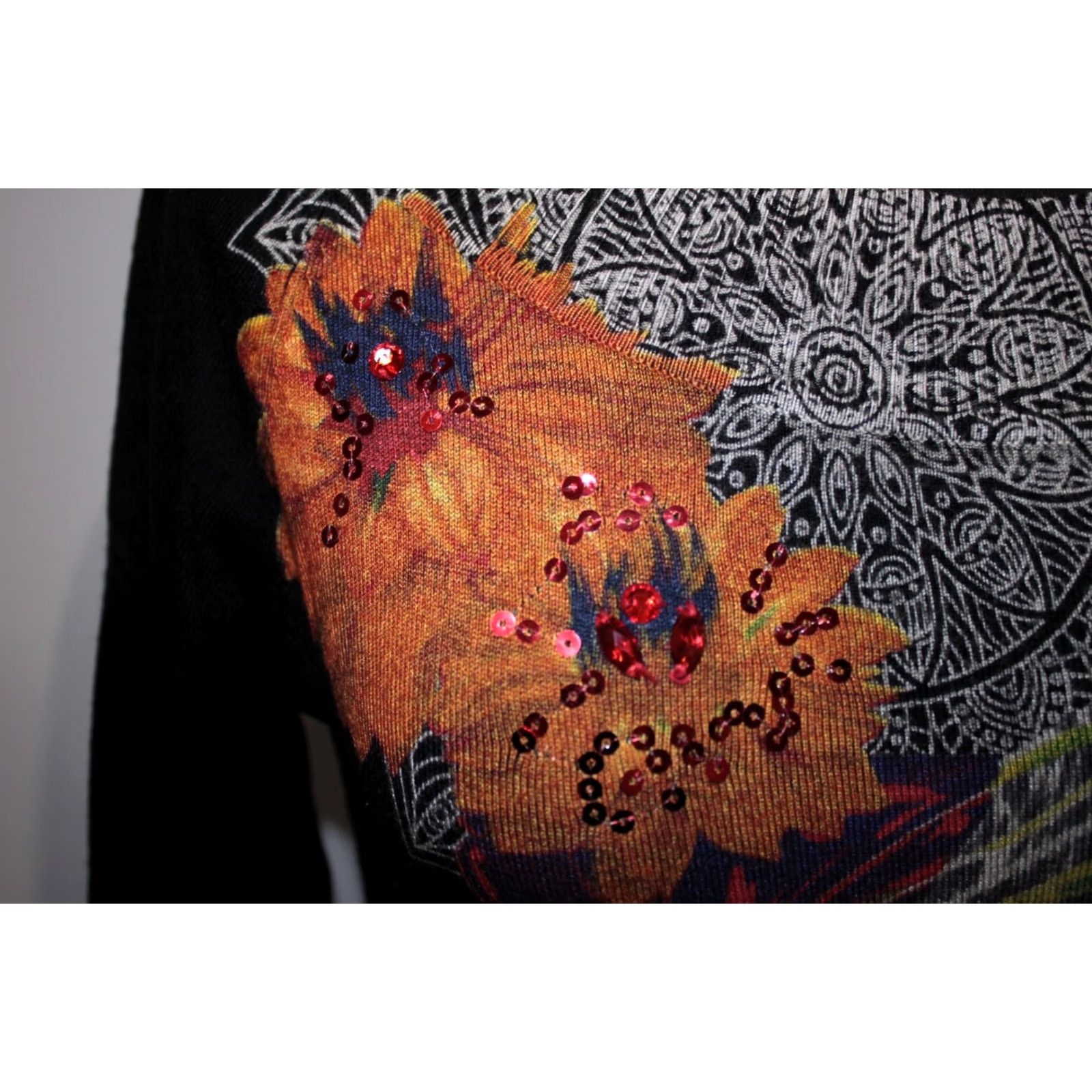 Desigual Desigual Aneta Jumper Tunic Pullover womens S Black Size S / US 4 / IT 40 - 3 Thumbnail