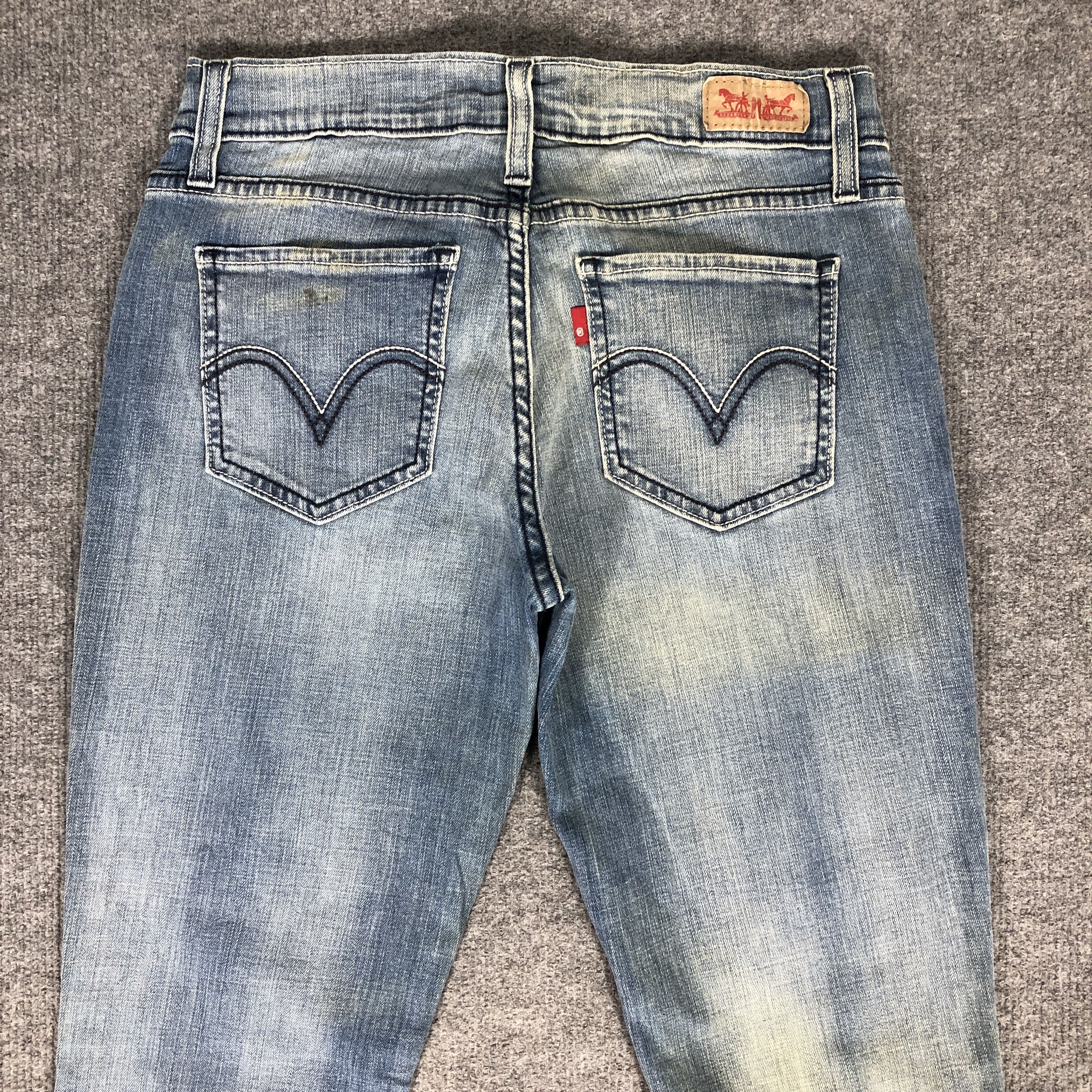 Levi's × Vintage Womens Vintage Levis 524 Jeans Flare Too Superlow L1111W Size 30" / US 8 / IT 44 - 5 Thumbnail