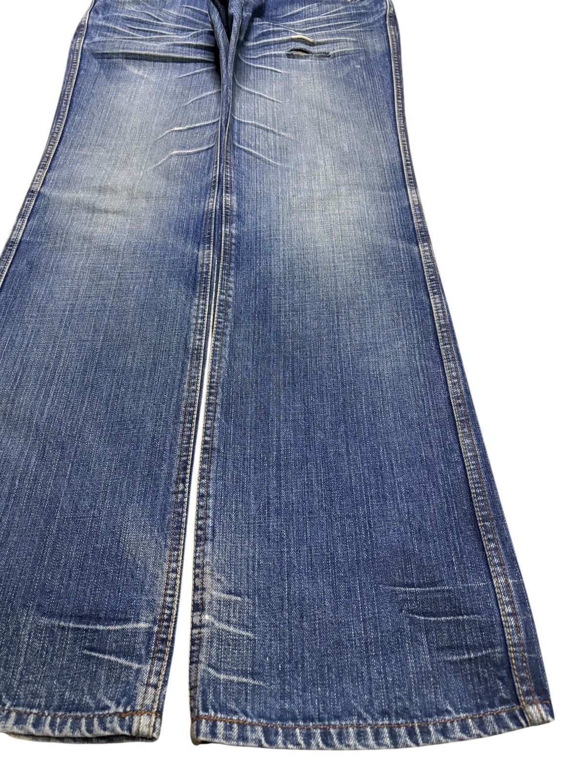 Japanese Brand Vintage Japanese Brand Mud Wash Studded Bootcut Jeans Size US 32 / EU 48 - 7 Thumbnail