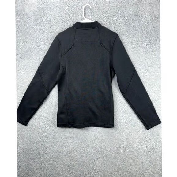 Spyder VINTAGE Spyder Sweatshirt Mens Medium GT Black Skiing Quarter Zip Pullover Zip Front Preppy Polyester Microfiber Size US M / EU 48-50 / 2 - 2 Thumbnail