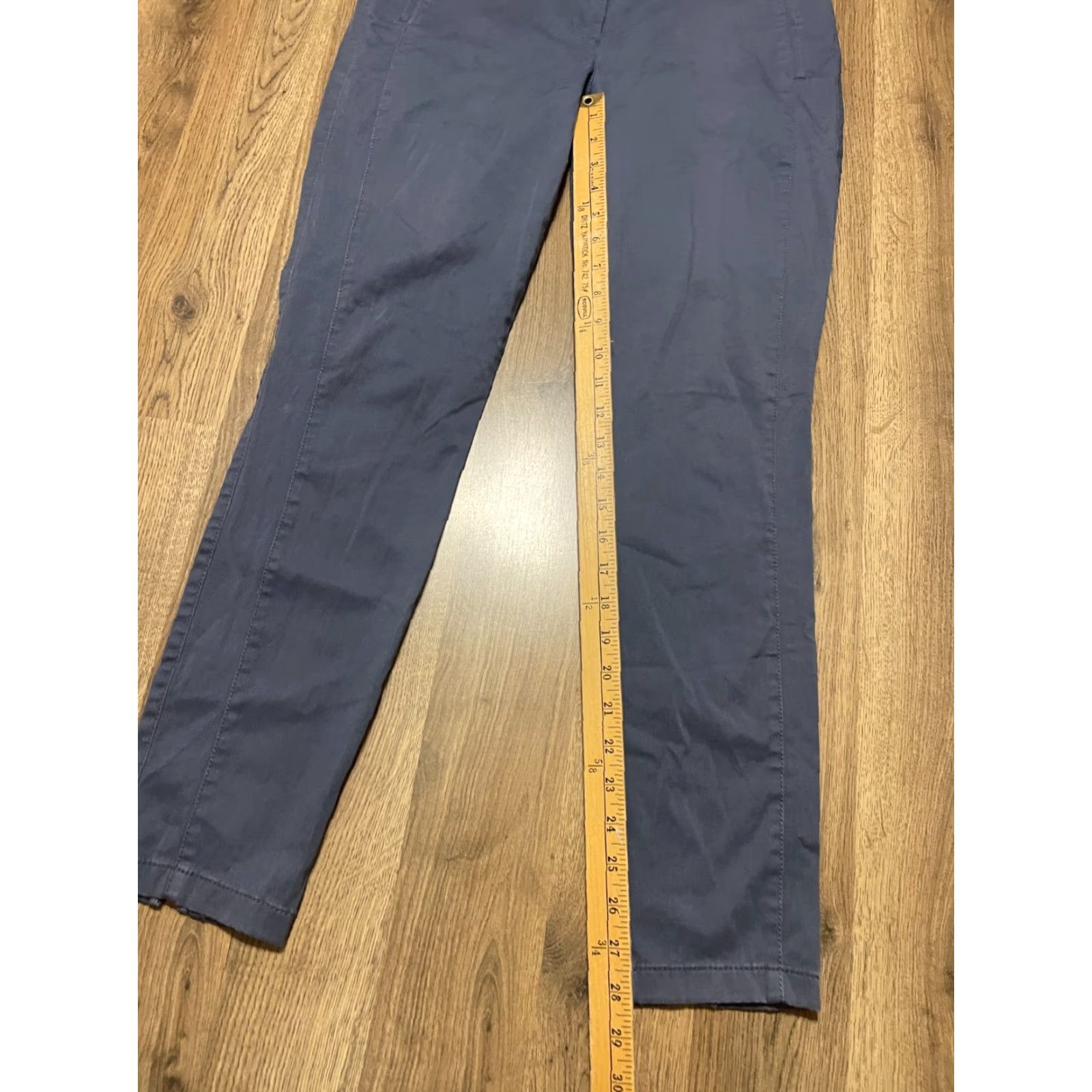 Loft LOFT Pants Women's Size 8 Blue Straight Leg Pockets Size 30" / US 8 / IT 44 - 7 Thumbnail