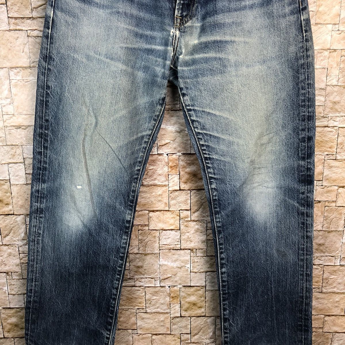 Uniqlo Uniqlo vintage Jeans faded Blue Denim Pants #7578 Size US 32 / EU 48 - 6 Thumbnail