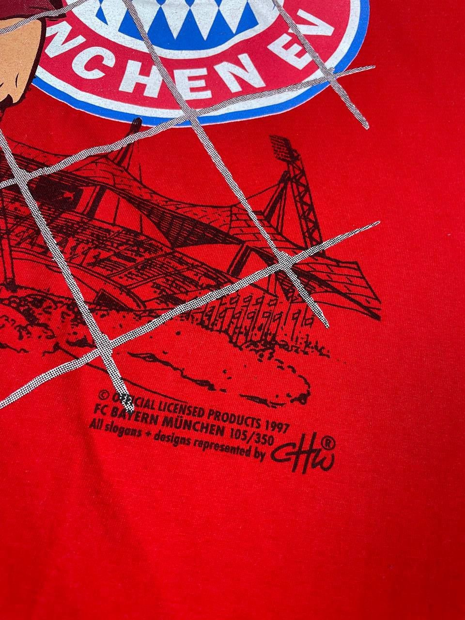 Vintage Vintage 1997 FC Bayern Munich T-Shirt Soccer Football Size US XL / EU 56 / 4 - 4 Thumbnail