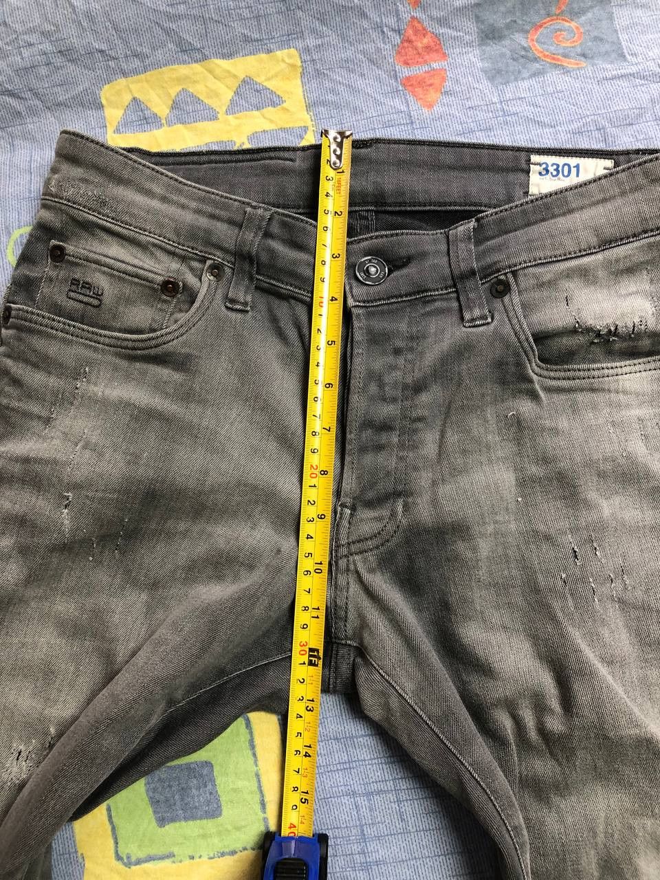 G-Star Vintage G Star Raw Denim Jeans Logo Y2K Size US 30 / EU 46 - 7 Thumbnail