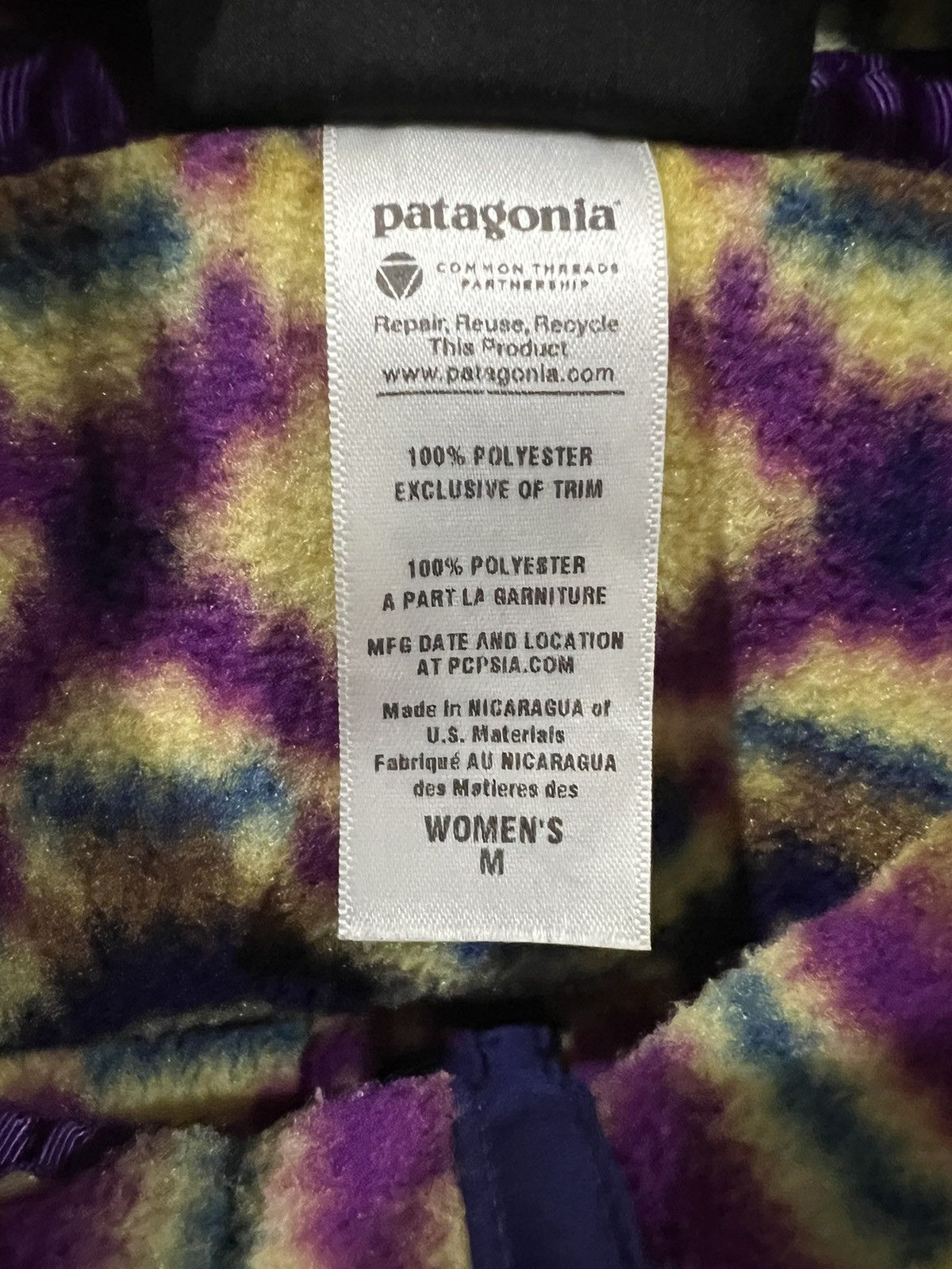 Patagonia OG Patagonia Synchilla Retro X Kaleidoscope Fleece Sweater Size US M / EU 48-50 / 2 - 8 Thumbnail