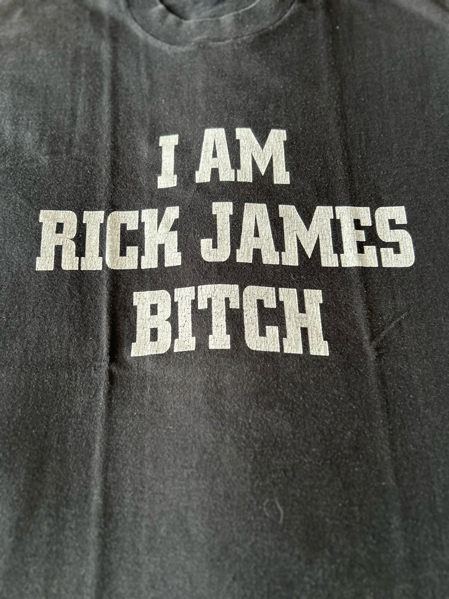 Vintage 90's Rick James Bitch Single Stitch Tee Size US M / EU 48-50 / 2 - 4 Thumbnail