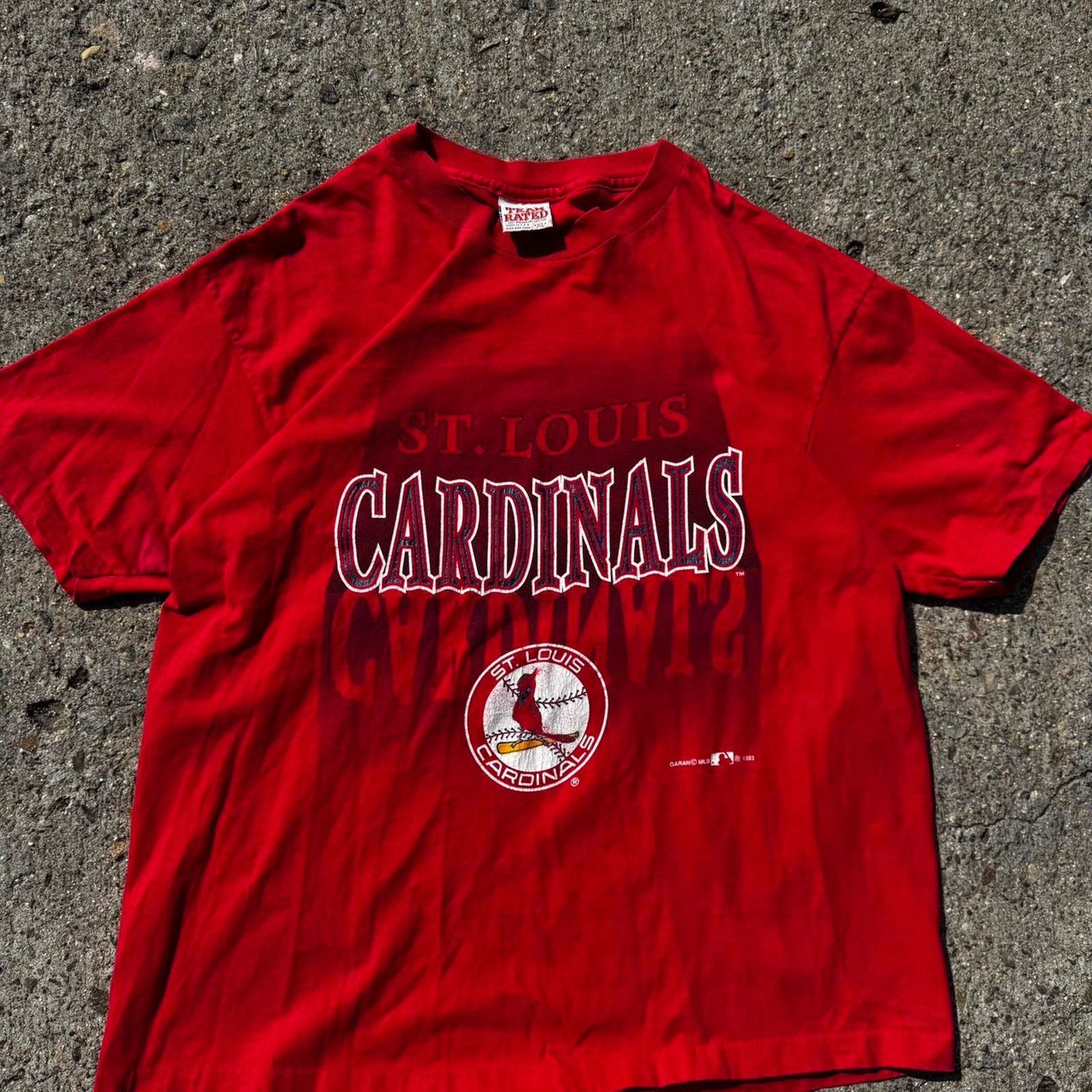 Vintage Vintage 1993 Team Rated St. Louis Cardinals T-Shirt –Size XL Size US XL / EU 56 / 4 - 1 Thumbnail