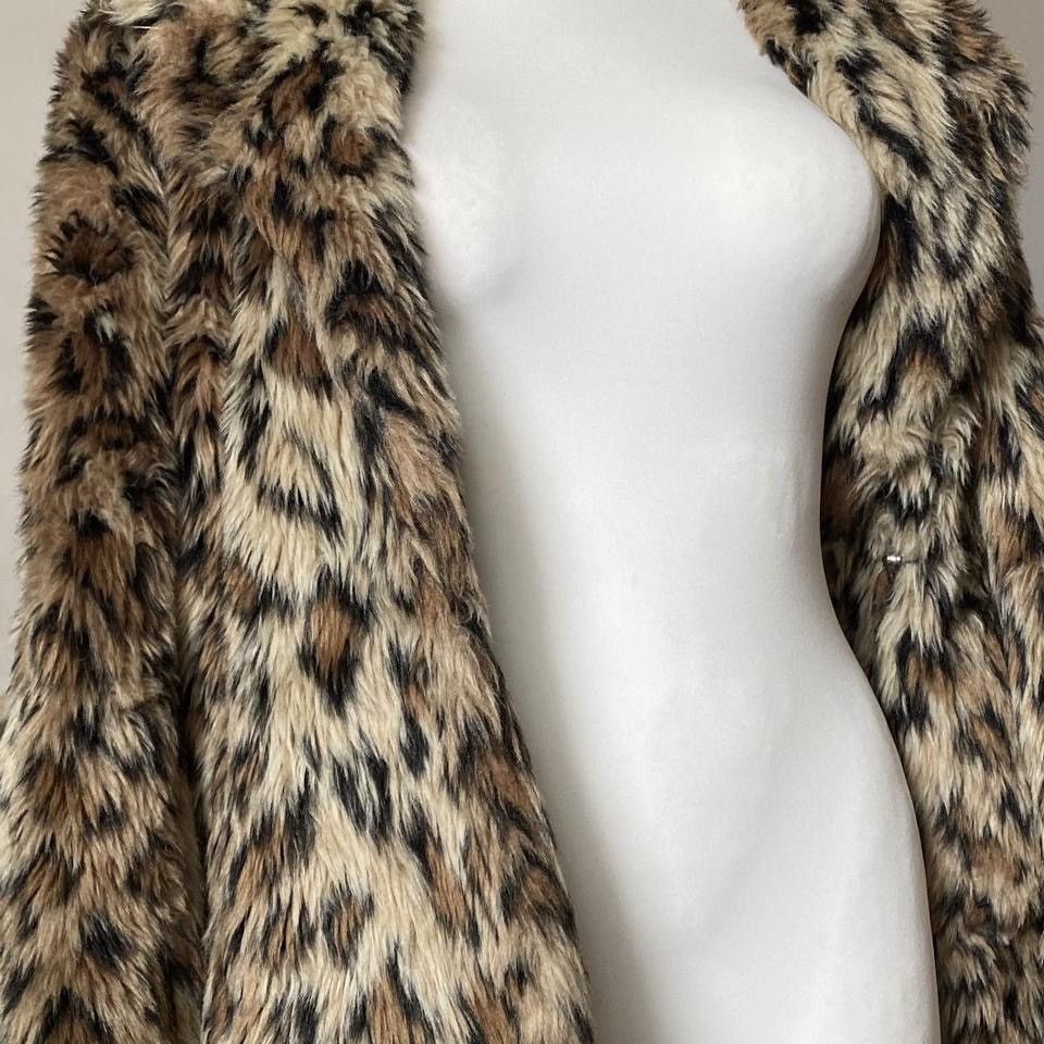 Vintage Beautiful cheetah vintage faux fur coat Size S / US 4 / IT 40 - 3 Thumbnail