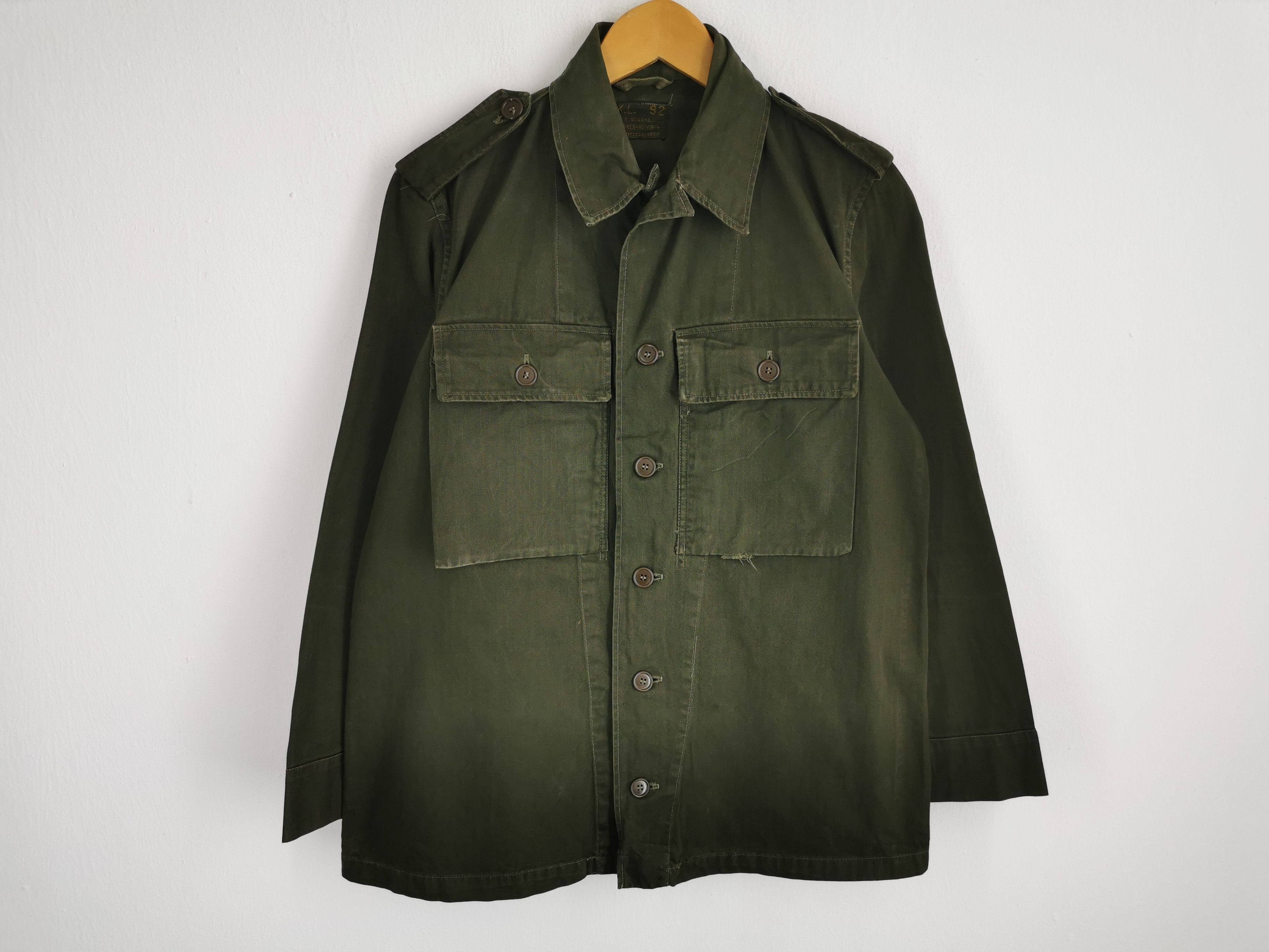 Vintage Vintage 80's Army OG Germany Neirynck Holvoet Uniform Size US M / EU 48-50 / 2 - 1 Thumbnail