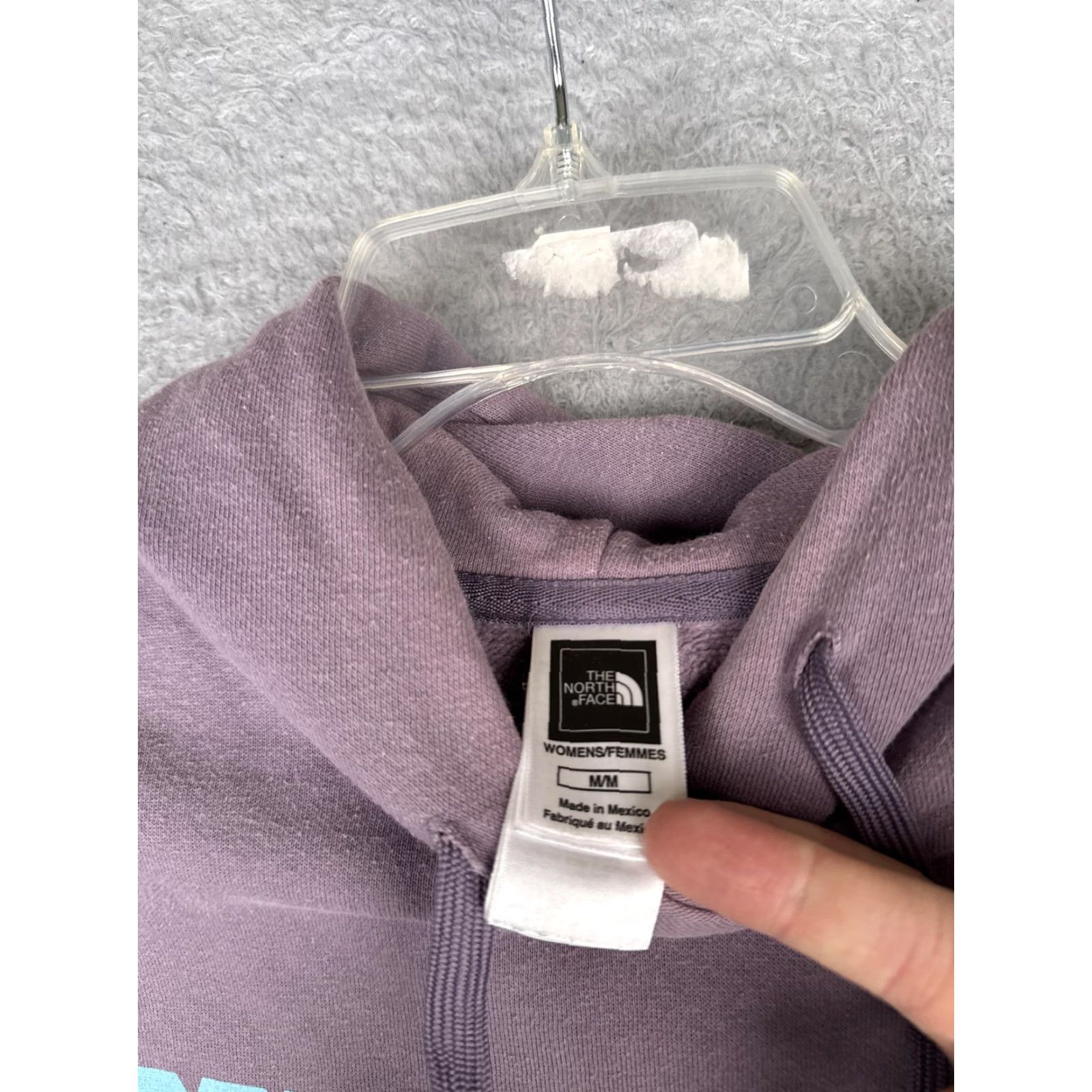 The North Face The North Face Hoodie Womens Medium Purple Manhattan Running Company Sweatshirt Size M / US 6-8 / IT 42-44 - 7 Thumbnail
