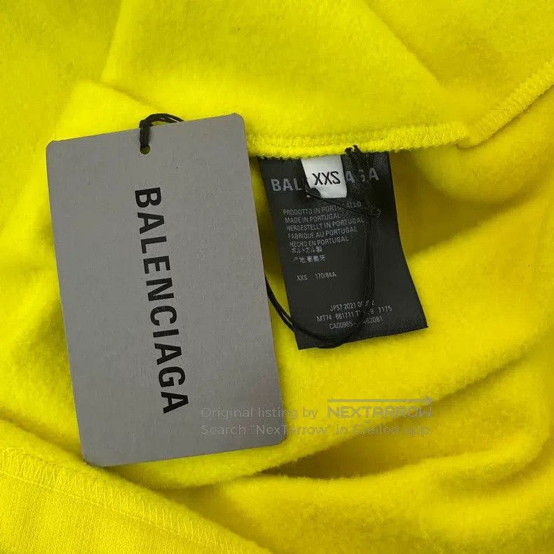 Balenciaga Balenciaga Front and back logo hooded sweatshirt Size US XXS / EU 40 - 4 Thumbnail