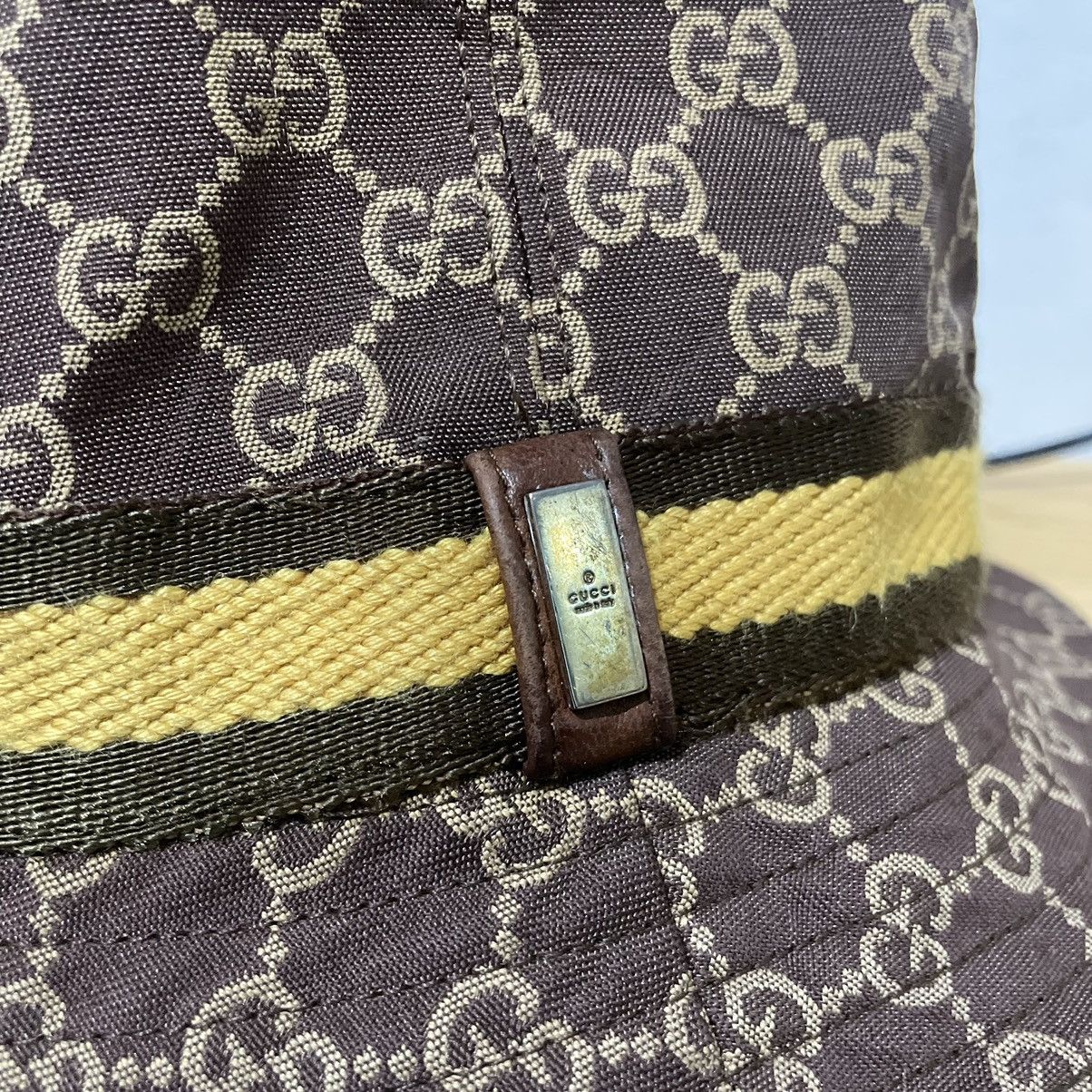 Gucci Gucci Monogram Old Money Bucket Hat Size ONE SIZE - 4 Thumbnail