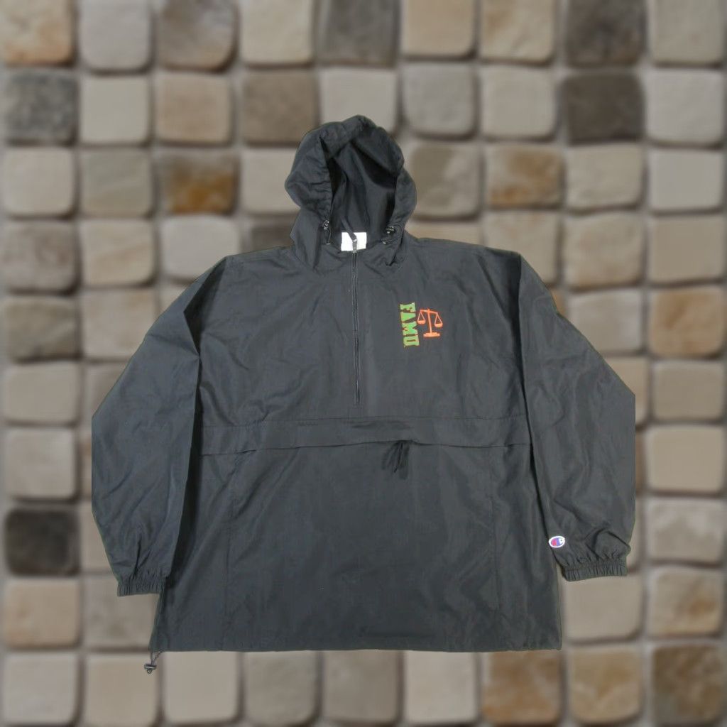 Champion FAMU Jacket Men's 2XL Black Windbreaker Zip Mid-Length Polyester Cycling Golf Walking Brand XXL Mens Size US XXL / EU 58 / 5 - 1 Thumbnail