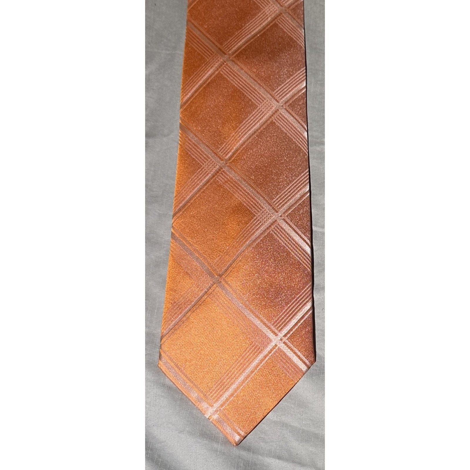 Other 3x 100% Silk Ties Brutini Graphic Copper Windowpane Fratelli Size ONE SIZE - 2 Thumbnail