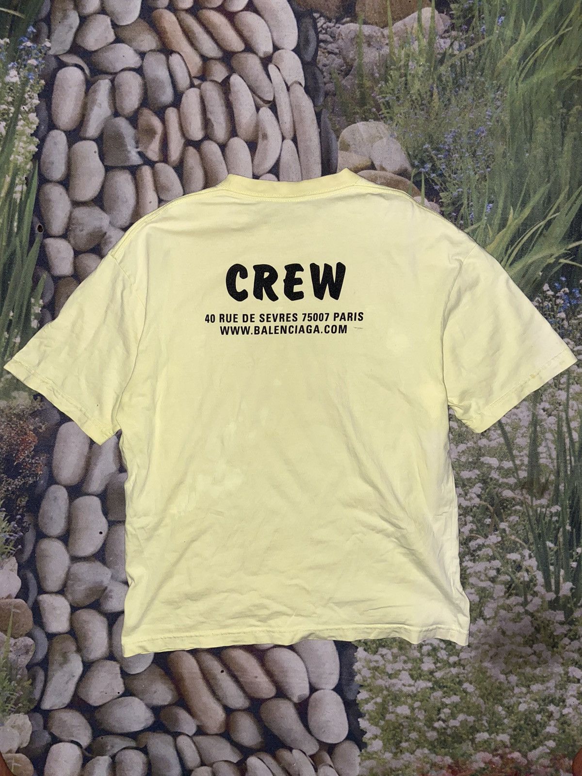 Balenciaga BALENCIAGA FW20 CREW SPELL OUT TEE Size US XS / EU 42 / 0 - 9 Thumbnail