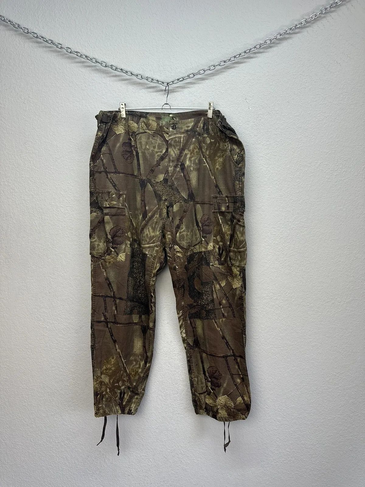 Vintage Vintage Real Tree style Baggy Japan Cargo pants Military Y2K Size US 36 / EU 52 - 2 Thumbnail