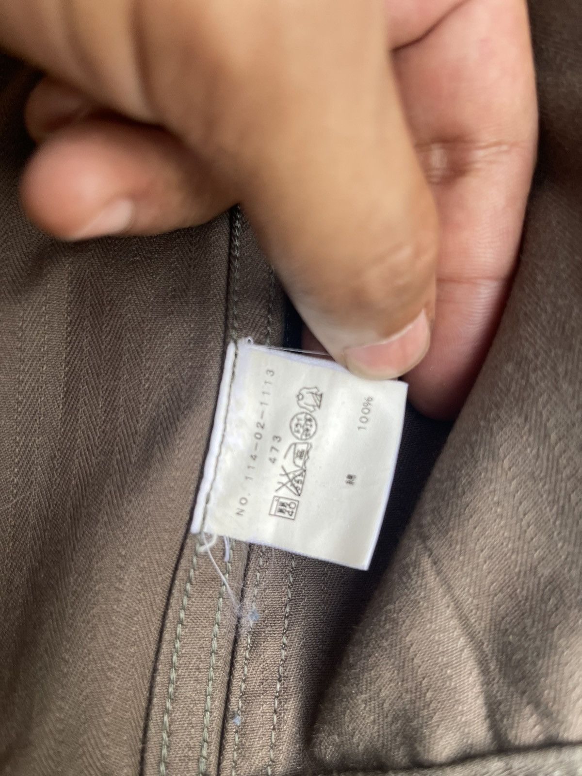 SHIPS SHIPS Japan Brown Jacket - Herringbone Twill Utility Pocket Size US M / EU 48-50 / 2 - 4 Thumbnail