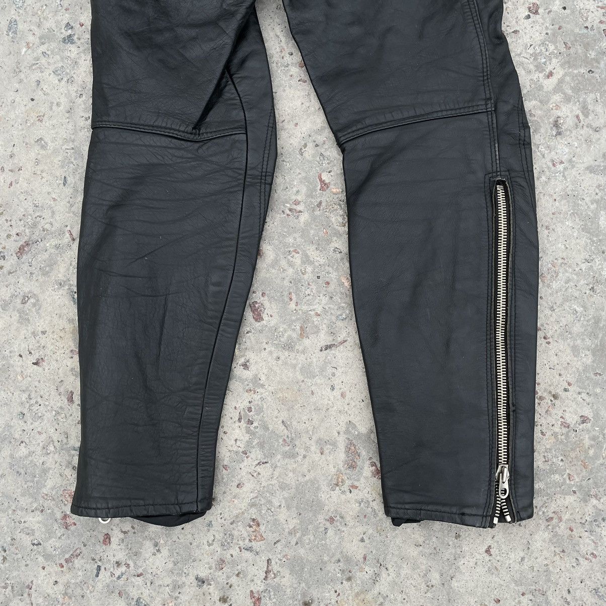 Vintage Vintage Moto Pants Real Leather Y2K 90s USA style Size US 28 / EU 44 - 7 Thumbnail