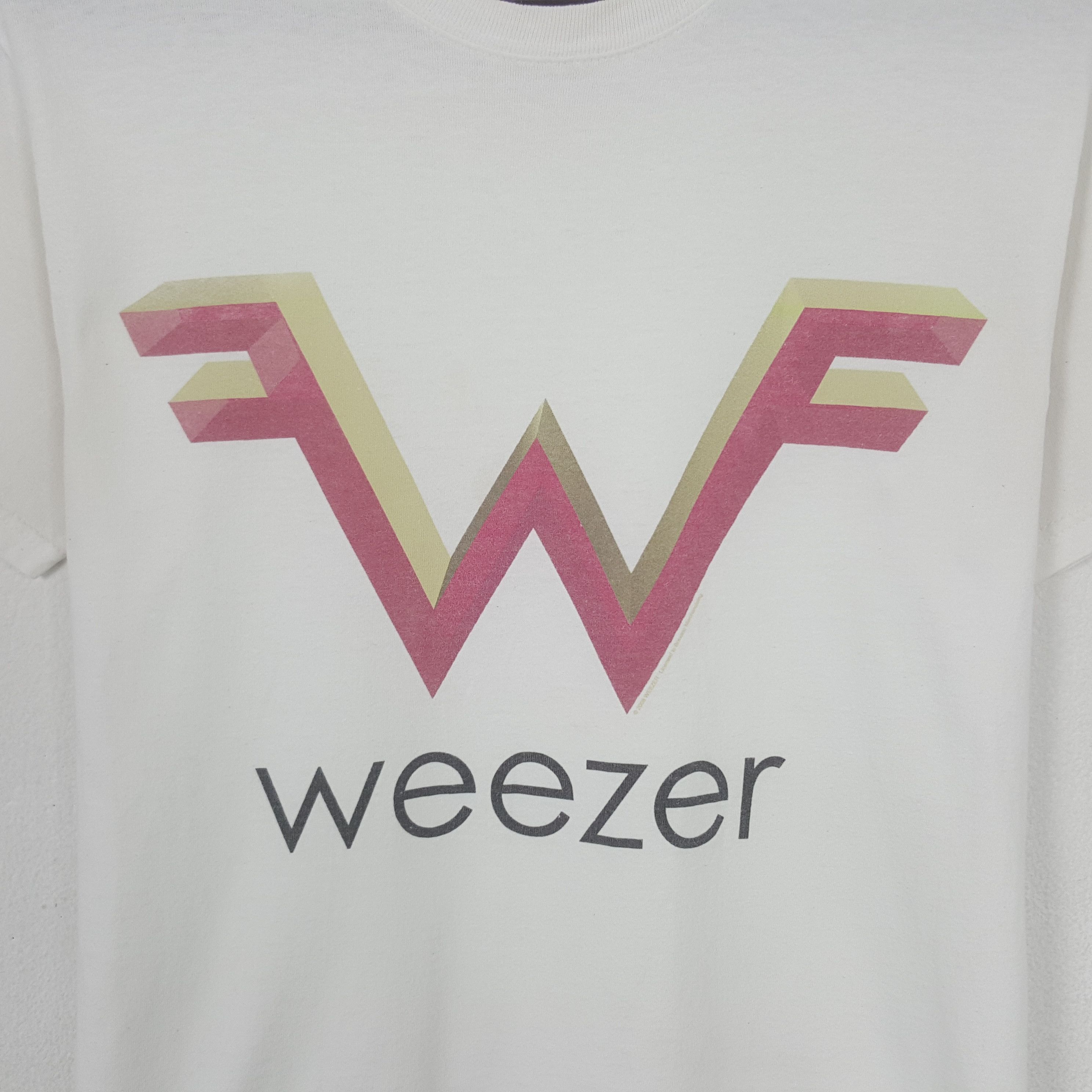 Band Tees Vintage Weezer Band Logo Tshirt Size US S / EU 44-46 / 1 - 2 Thumbnail