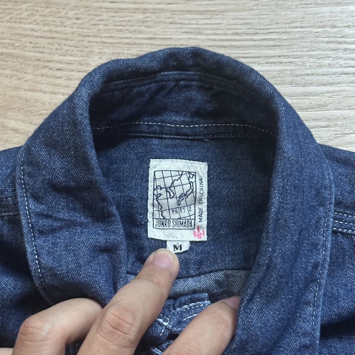 Junko Shimada Junko Shimada Part 2 Denim Bear Shirt Long Sleeve Button Up Size US M / EU 48-50 / 2 - 3 Thumbnail