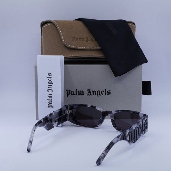 Palm Angels Palm Angels PERI007 ANGEL 1307 Sunglasses Havana Rectangle Size ONE SIZE - 11 Thumbnail