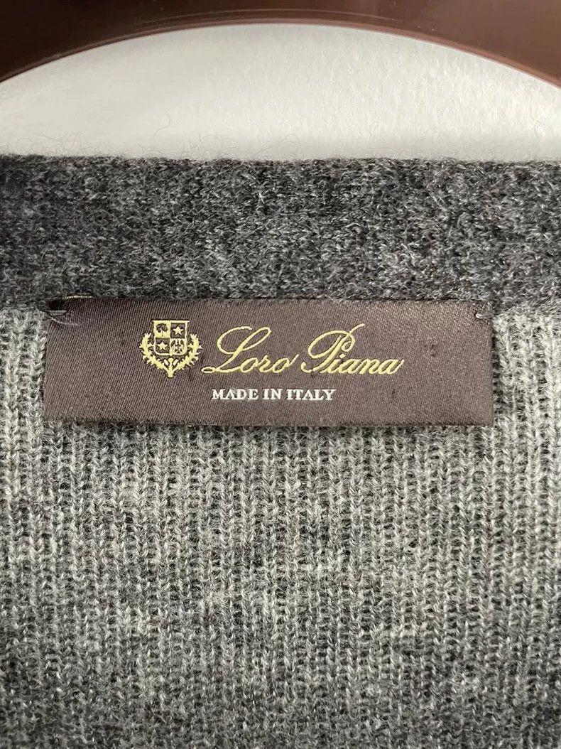 Loro Piana LORO PIANA Ladies cashmere cardigan XL size Size XL / US 12-14 / IT 48-50 - 2 Thumbnail
