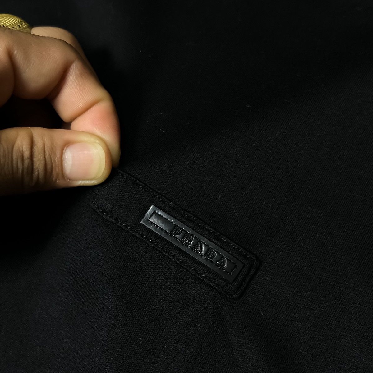 Prada Prada Black Tee Size US L / EU 52-54 / 3 - 2 Thumbnail
