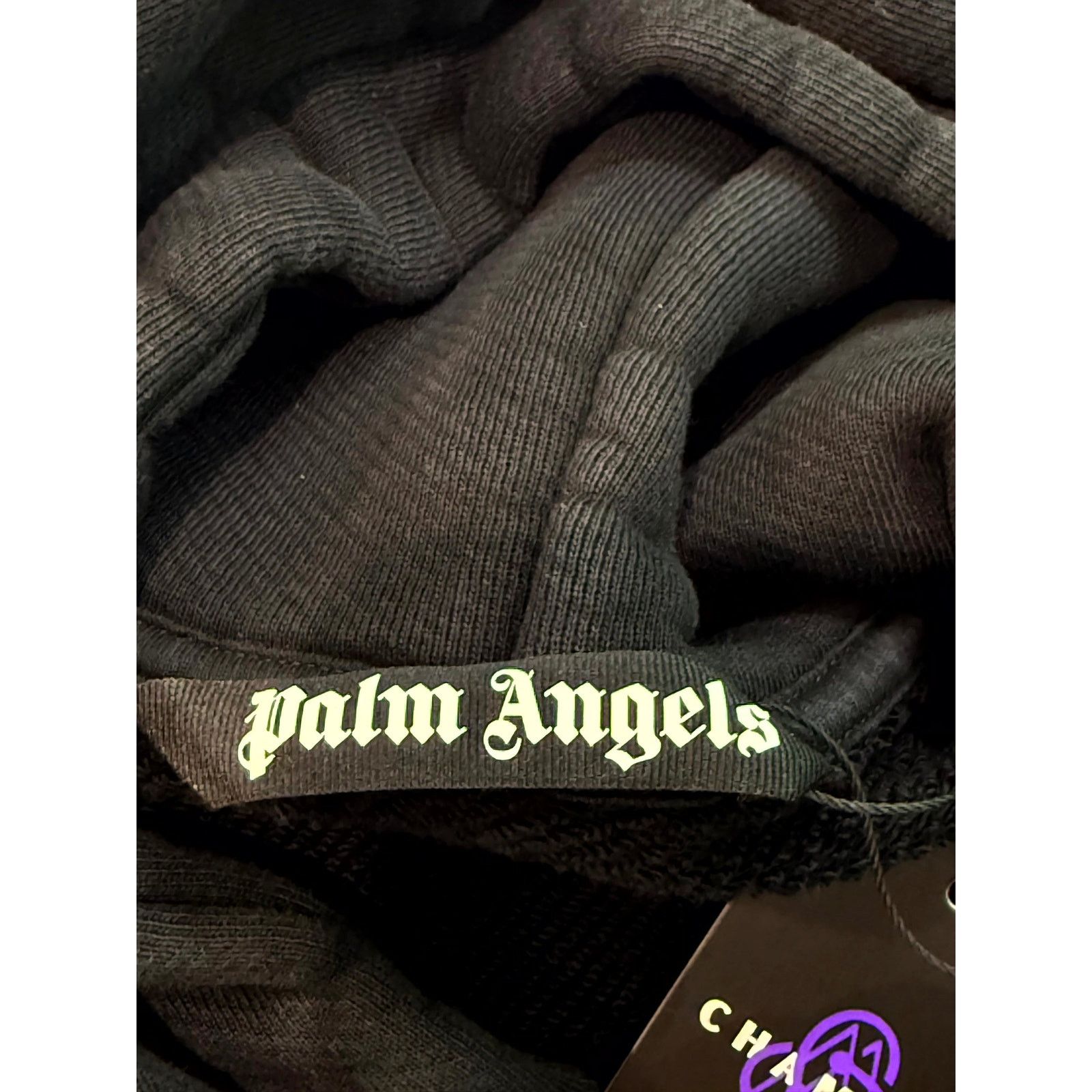 Palm Angels Palm Angel Black & White Hoodie Size XL / US 12-14 / IT 48-50 - 2 Thumbnail