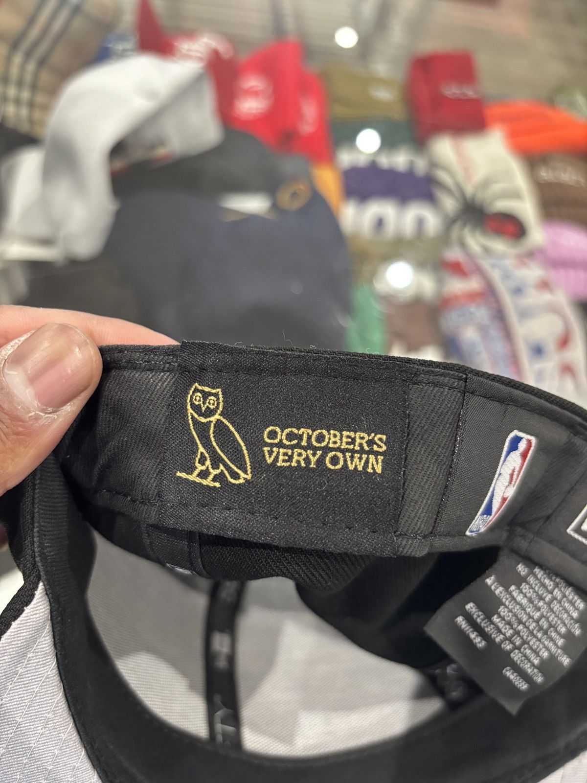 October's Very Own OVO X NBA Raptors New Era 59Fifty Fitted Hat Black Size ONE SIZE - 7 Thumbnail