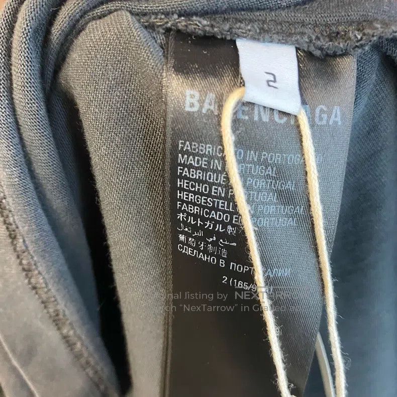 Balenciaga Balenciaga Black distressed hit Batman double B long-sleev Size US M / EU 48-50 / 2 - 4 Thumbnail