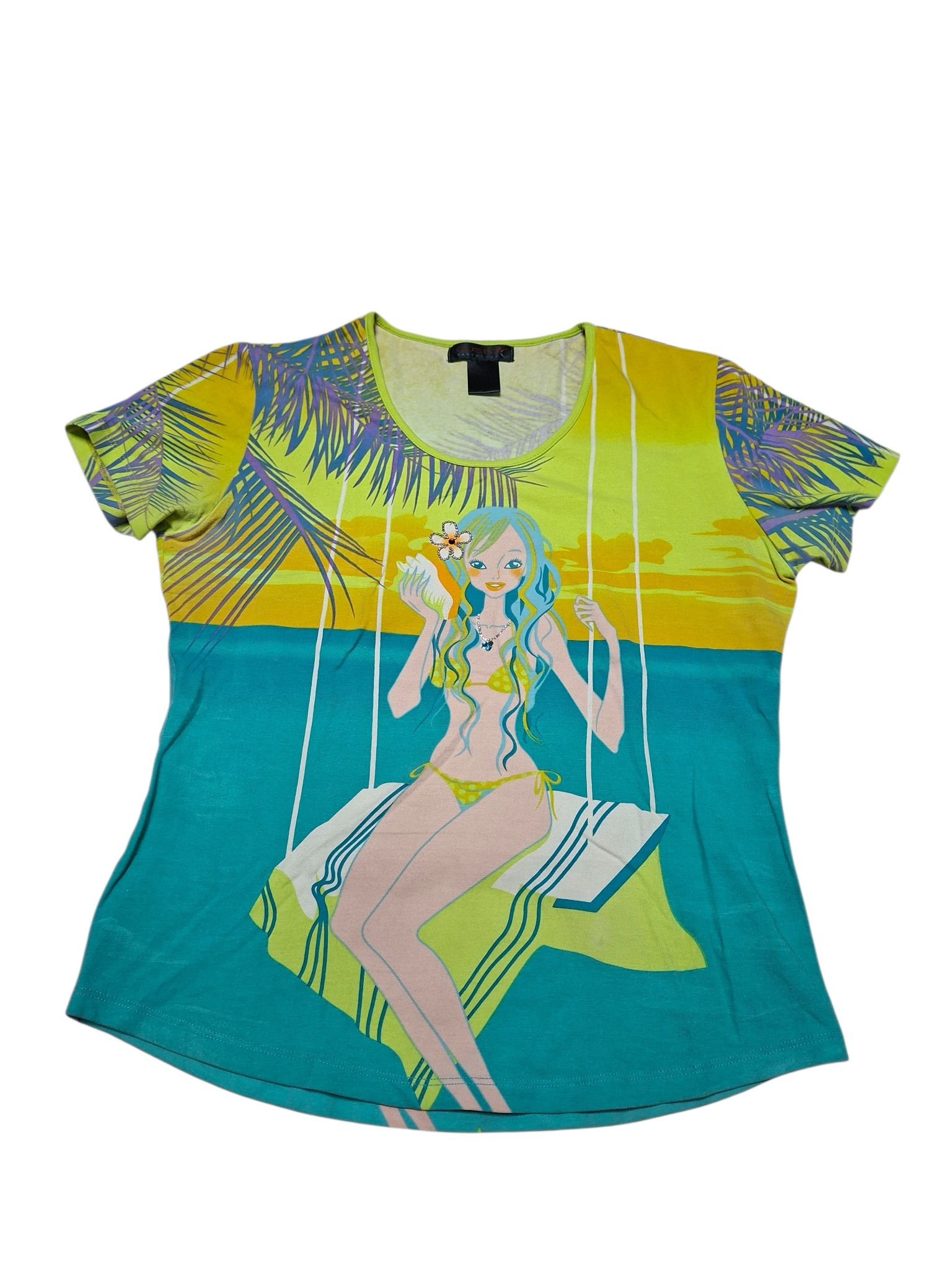 Custo Barcelona CUSTO BARCELONA VINTAGE AVANT GARDE BIKINI GIRL LADY`S TEE Size M / US 6-8 / IT 42-44 - 2 Thumbnail