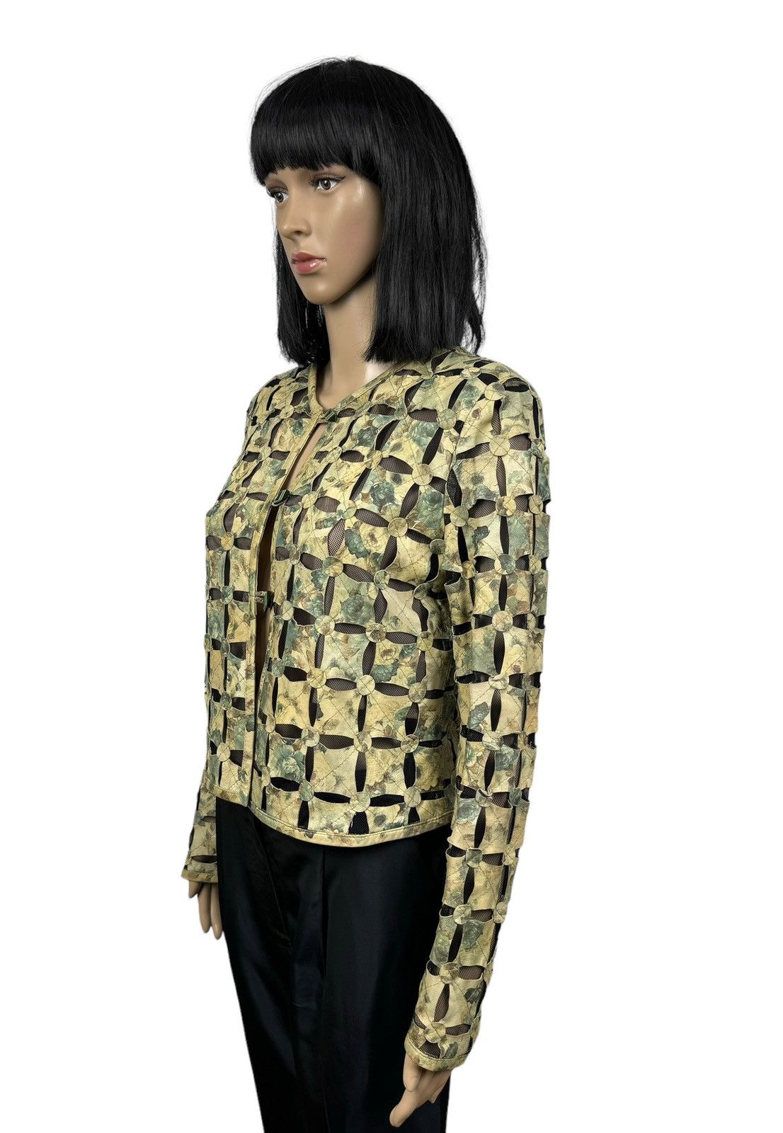 Designer × Genuine Leather Morgana Exclusive Genuine Leather Perforated Jacket size M Size M / US 6-8 / IT 42-44 - 8 Thumbnail