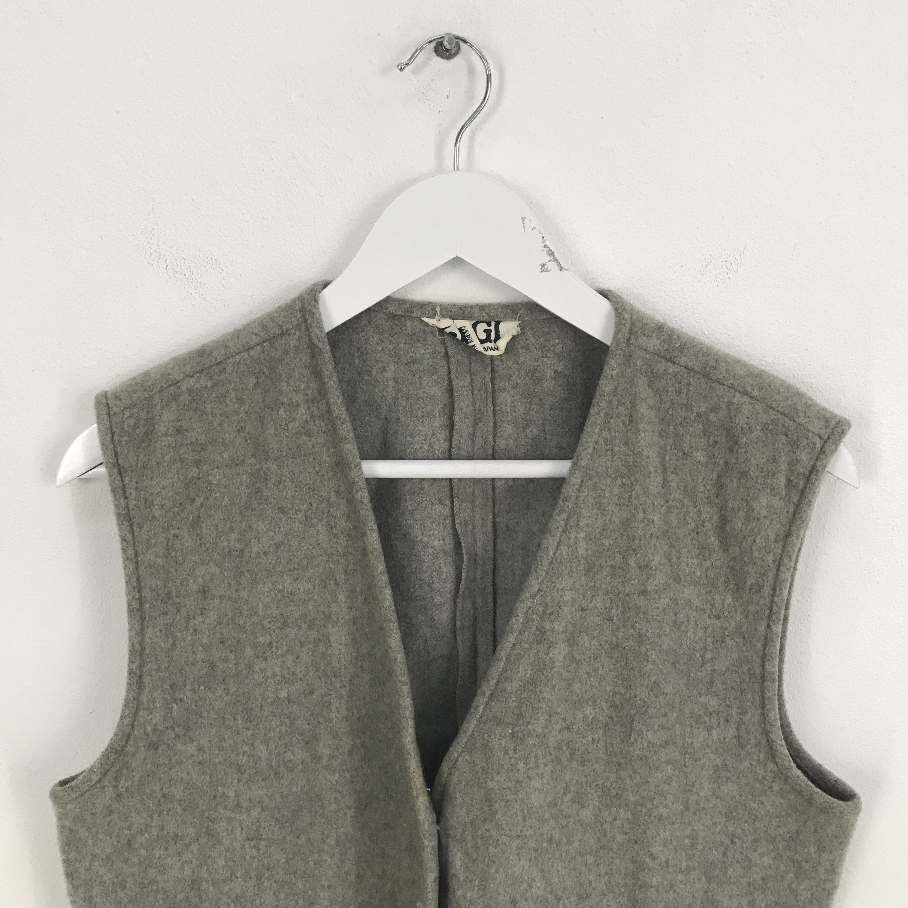Japanese Brand Rare Bigi Japan Wool Vest Jacket Size US M / EU 48-50 / 2 - 2 Thumbnail