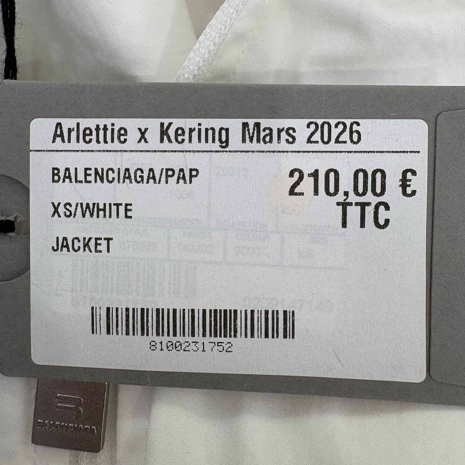 Balenciaga Balenciaga Trackuit Red-and-White Casual Sport Jacket| Size US XS / EU 42 / 0 - 9 Thumbnail