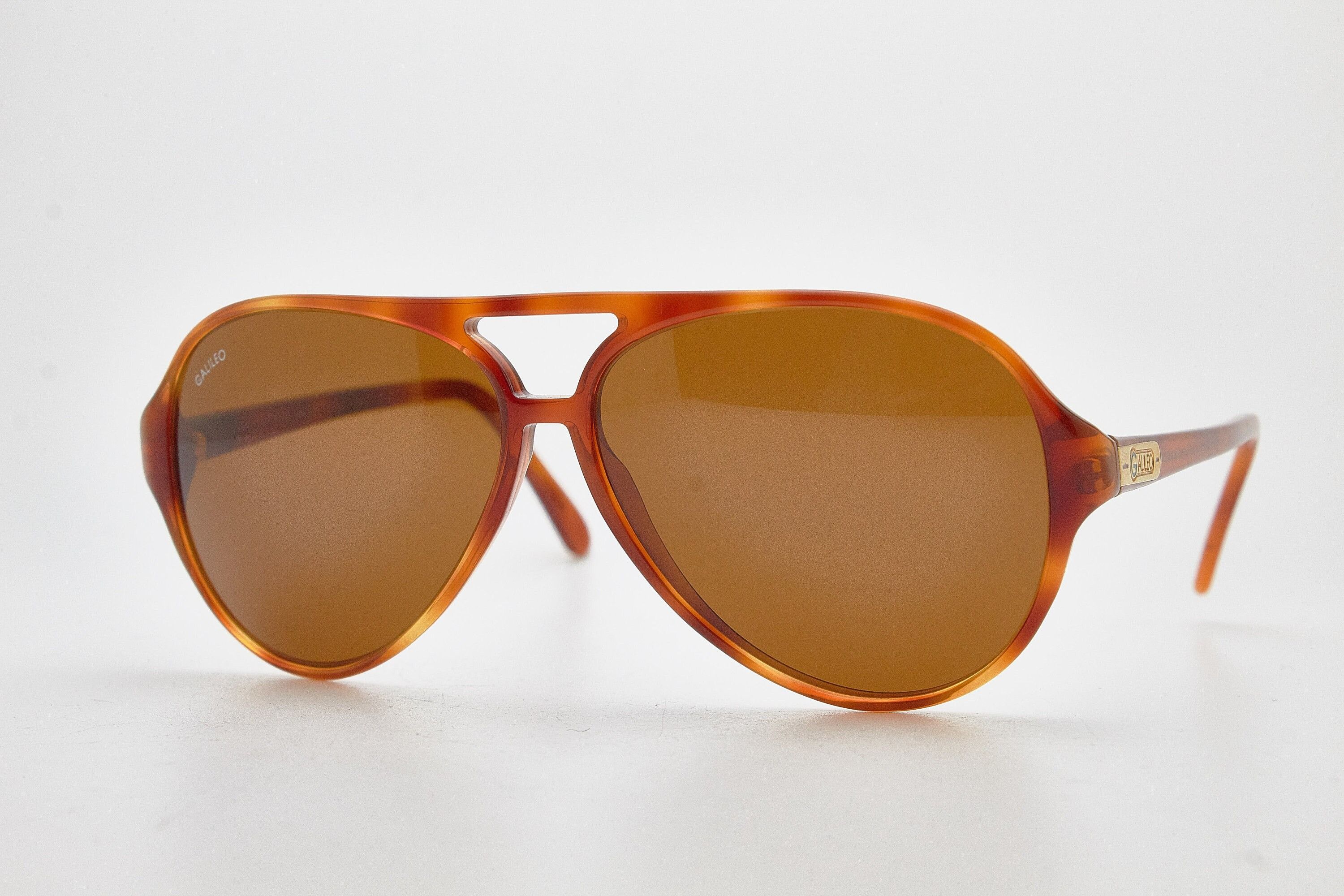 Other GALILEO vintage 80s oversized tortoise shell aviator specs Size ONE SIZE - 4 Thumbnail