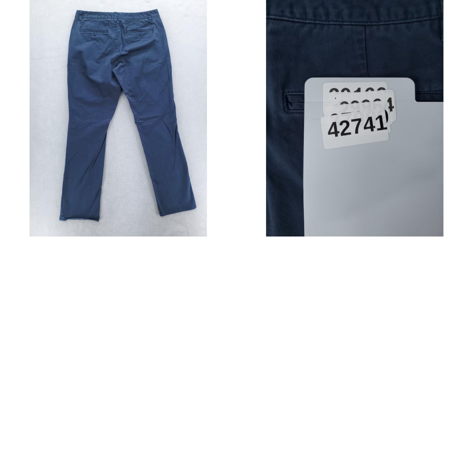 Bonobos VINTAGE Bonobos Chino Pants Mens 36x32 Navy Slim Stretch Casual Welt Pockets Preppy Work Size US 36 / EU 52 - 9 Thumbnail