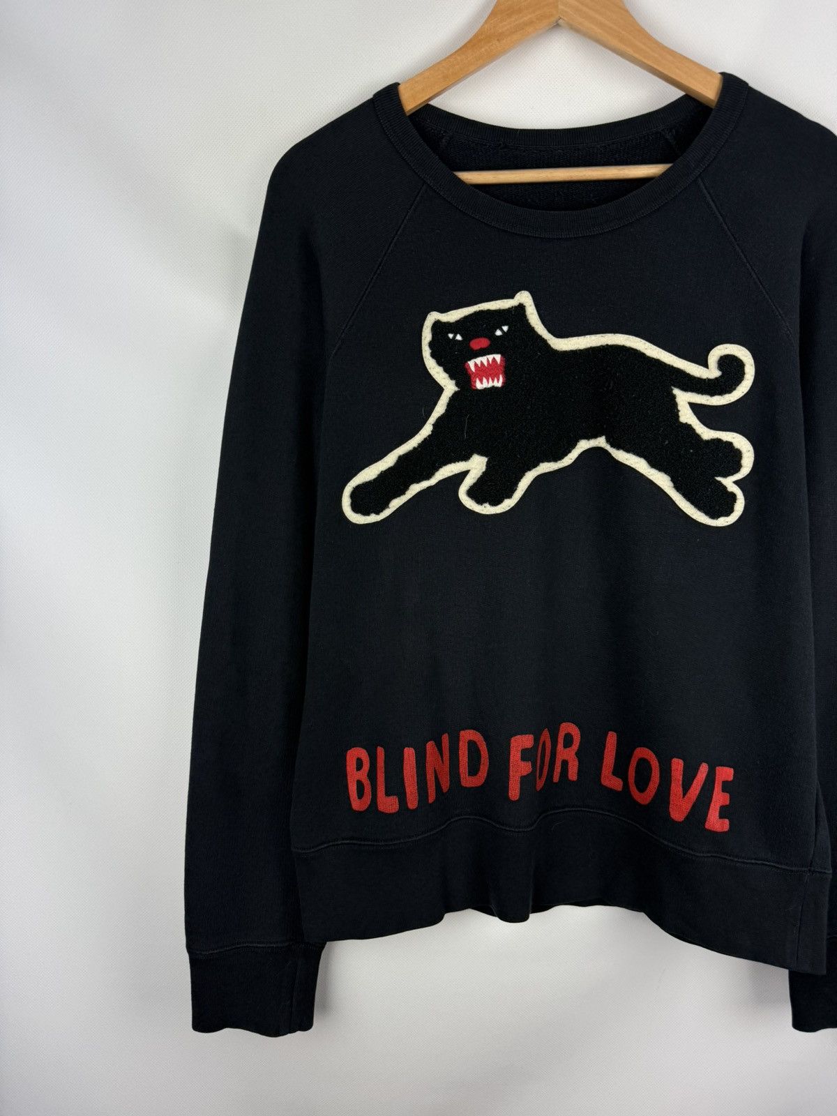 Gucci Gucci Unisex Blind For Love Panther Crew Sweatshirt Pullover Size US M / EU 48-50 / 2 - 2 Thumbnail