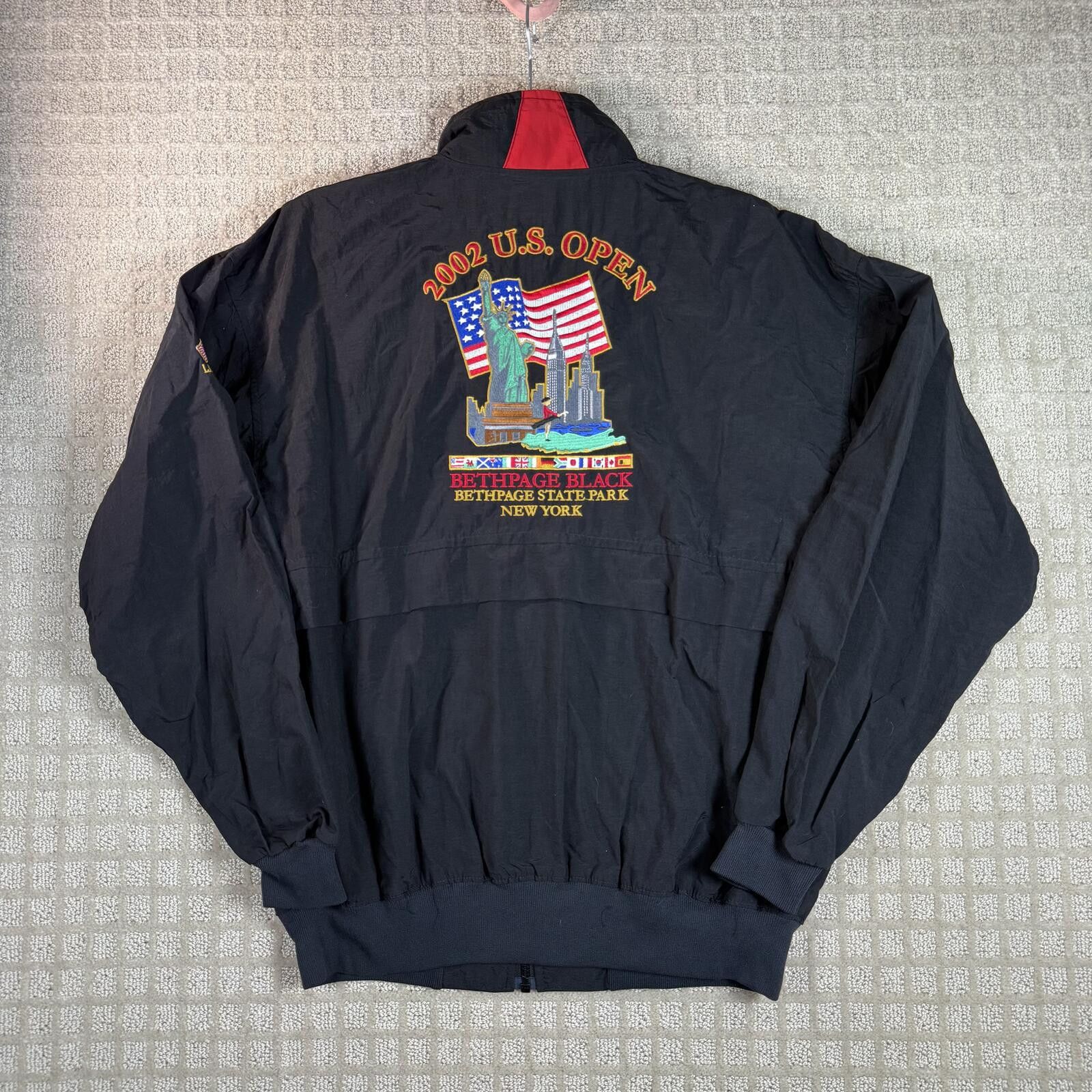 Other Vintage 2002 U.S. Open Bethpage black windbreaker jacket med Size US M / EU 48-50 / 2 - 7 Thumbnail