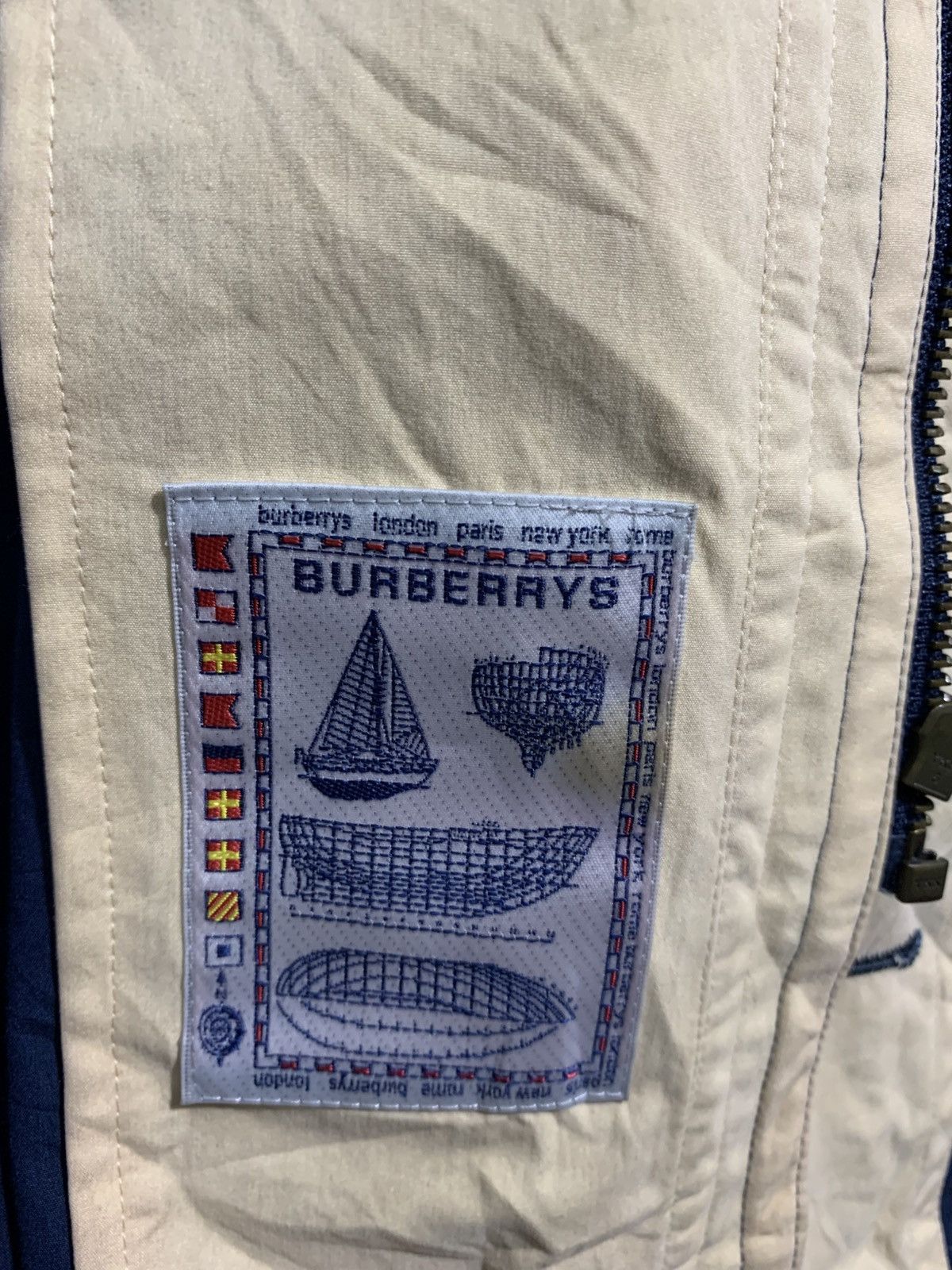 Burberry 🔥VTG BURBERRY JACKETS NAVY Size US S / EU 44-46 / 1 - 9 Thumbnail